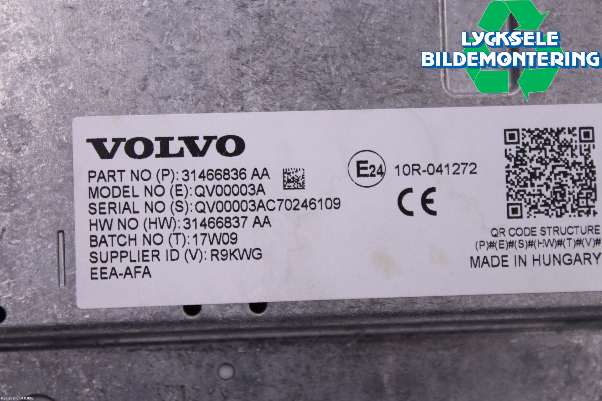 Volvo V90 17->> Bildskärm