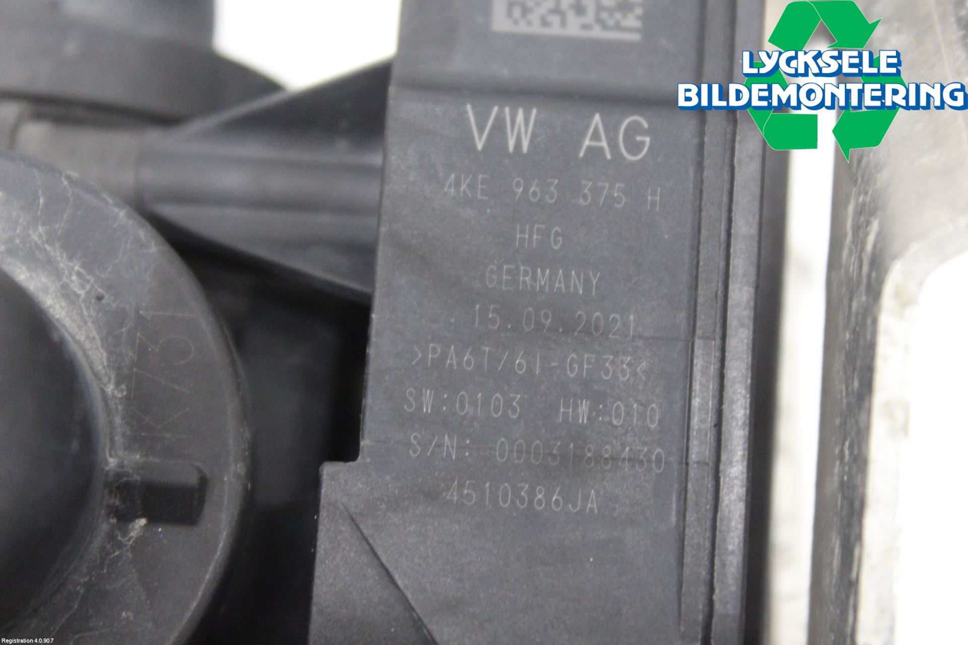 Audi E-TRON, S GE 19- Värmeventil