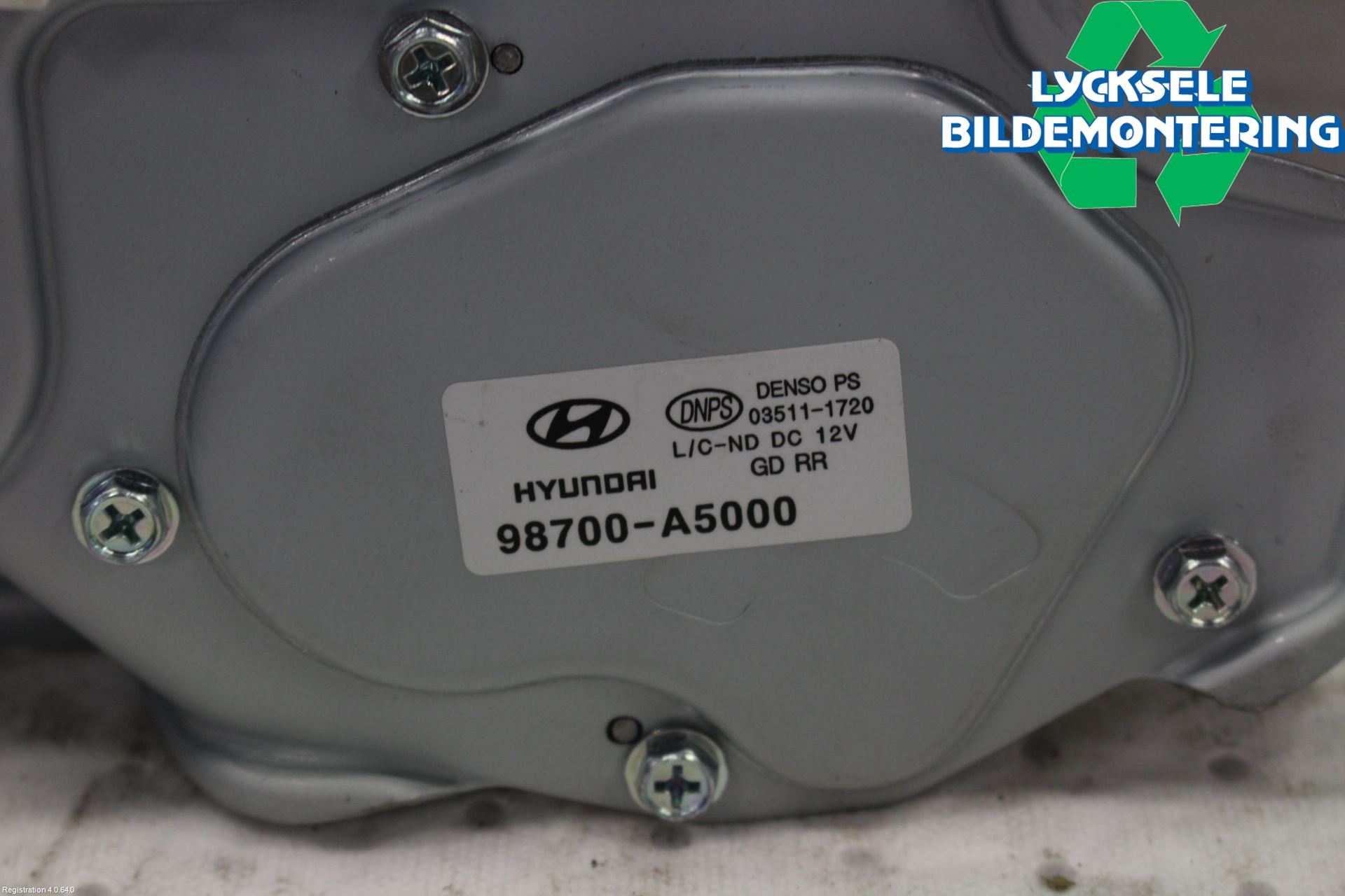 Hyundai i30 GD 13-17 Torkarmotor Baklucka