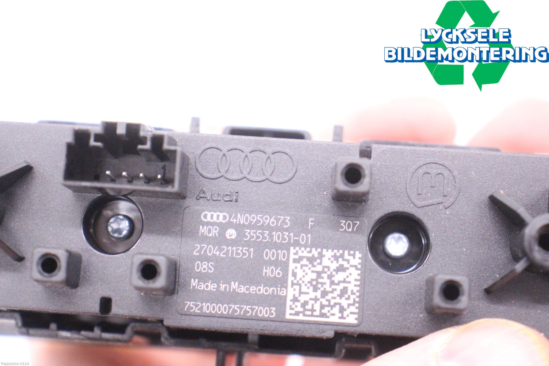 Audi E-TRON, S GE 19- Strömställare Multifunktion