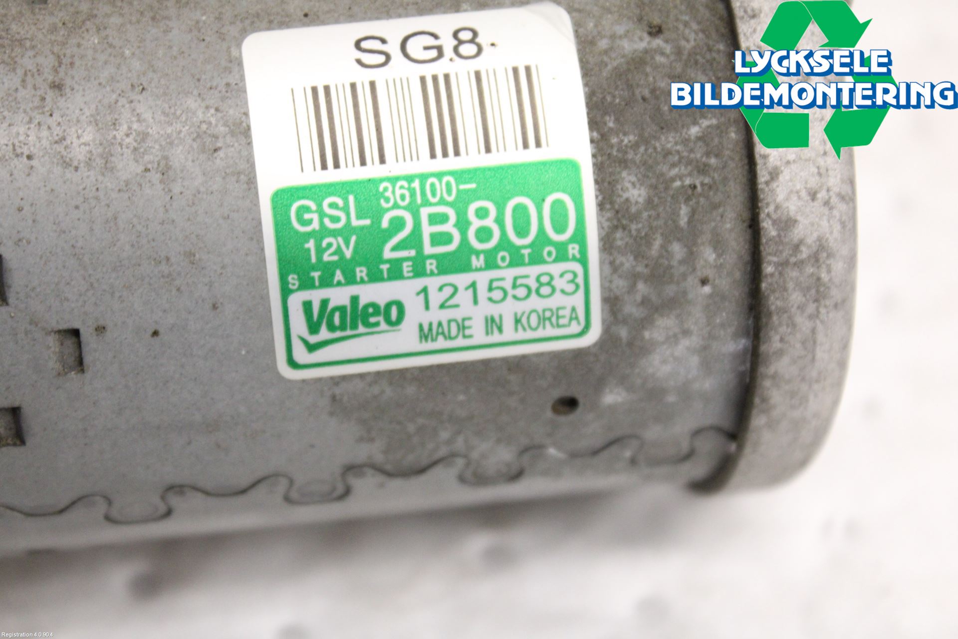 Kia SPORTAGE (QL) 16-21 Startmotor
