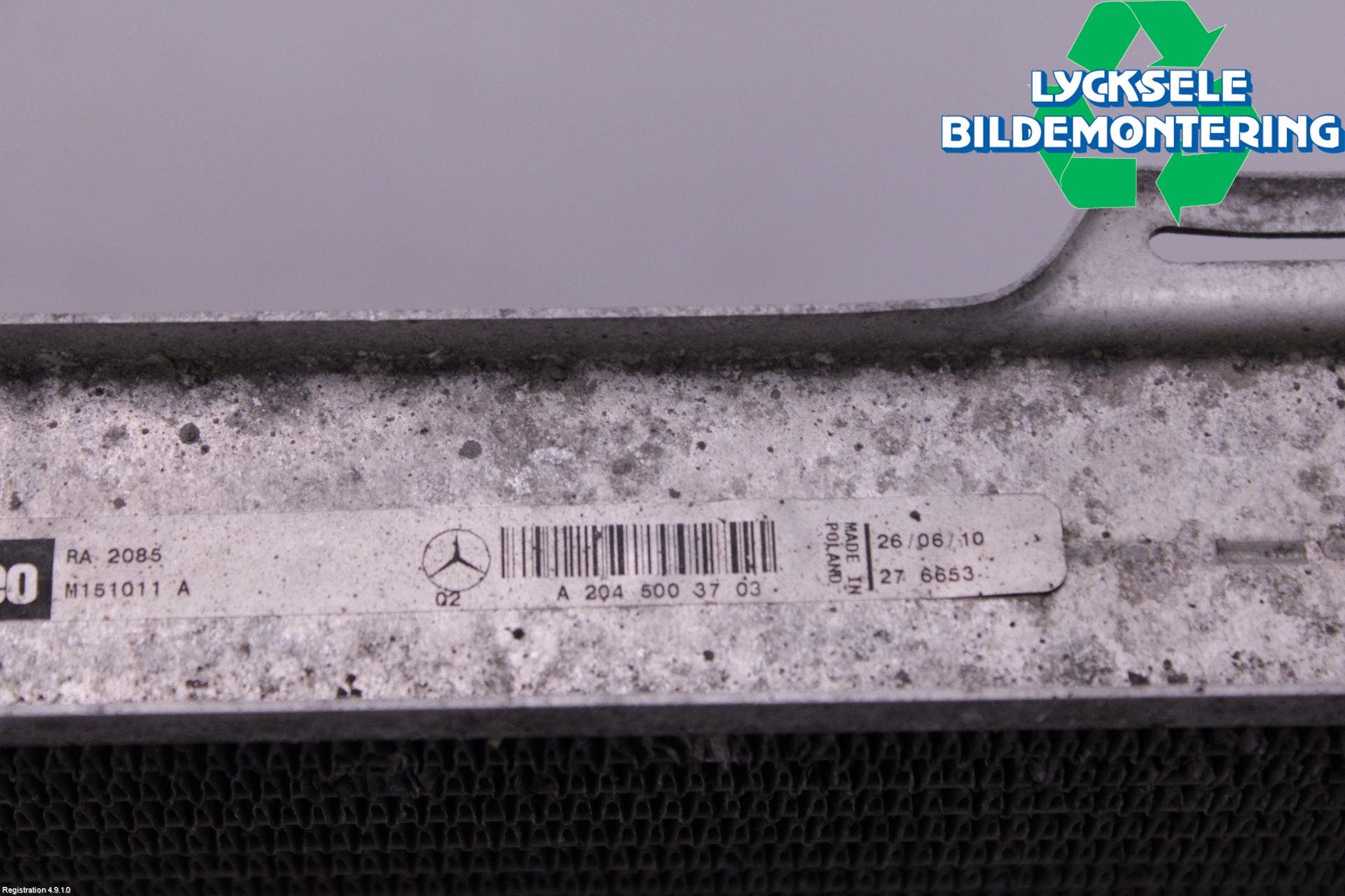 Mercedes-Benz MB C-KLASS (W204) 07-15 Kylare Aut