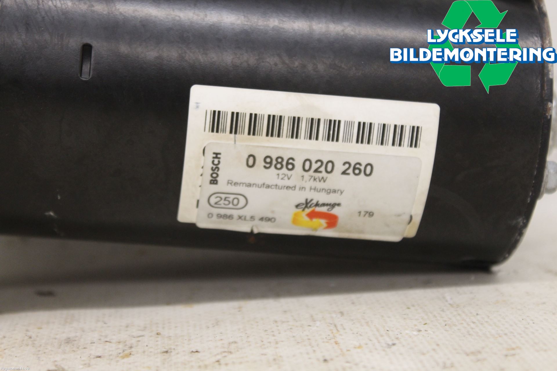 Volkswagen VW GOLF VI 09-13 Startmotor Diesel