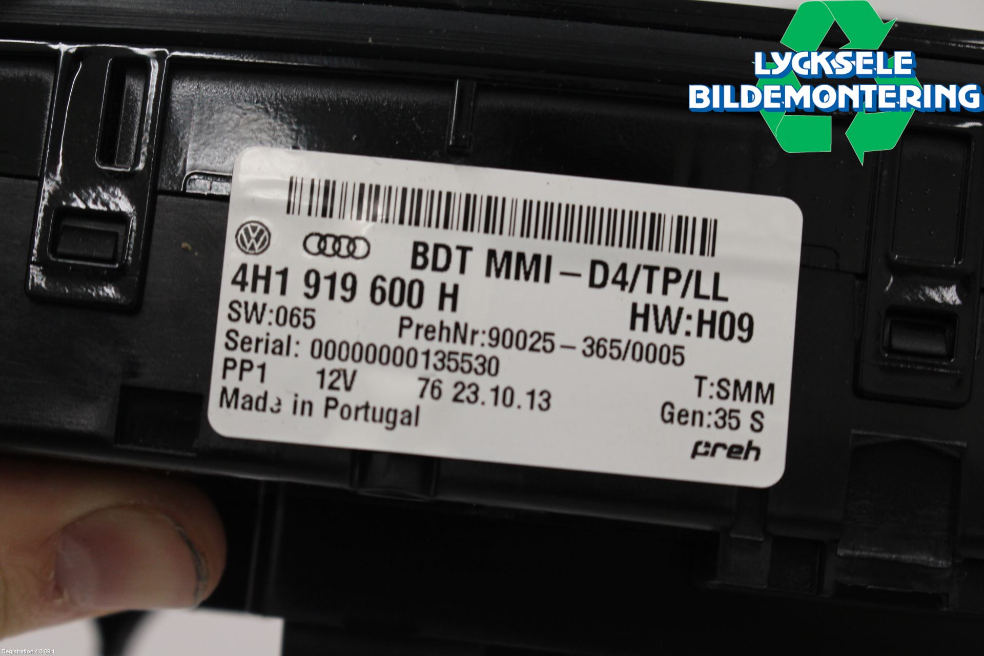 Audi A8/S8 4H 10-17 Cd Radio - Multimediapanel