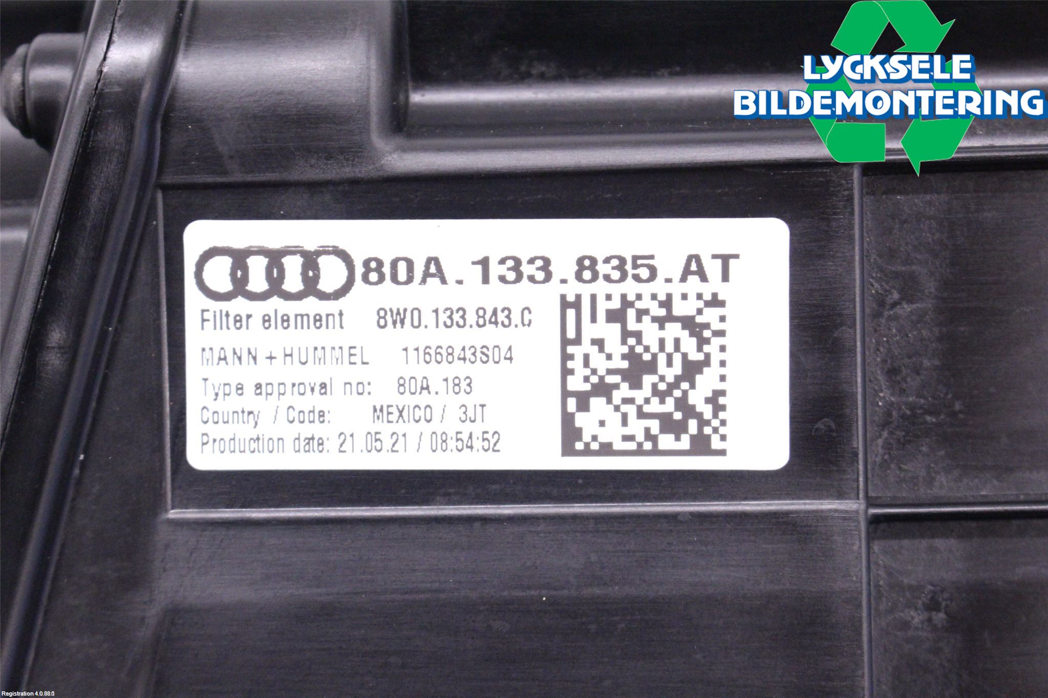 Audi Q5/SQ5 17- Luftrenare