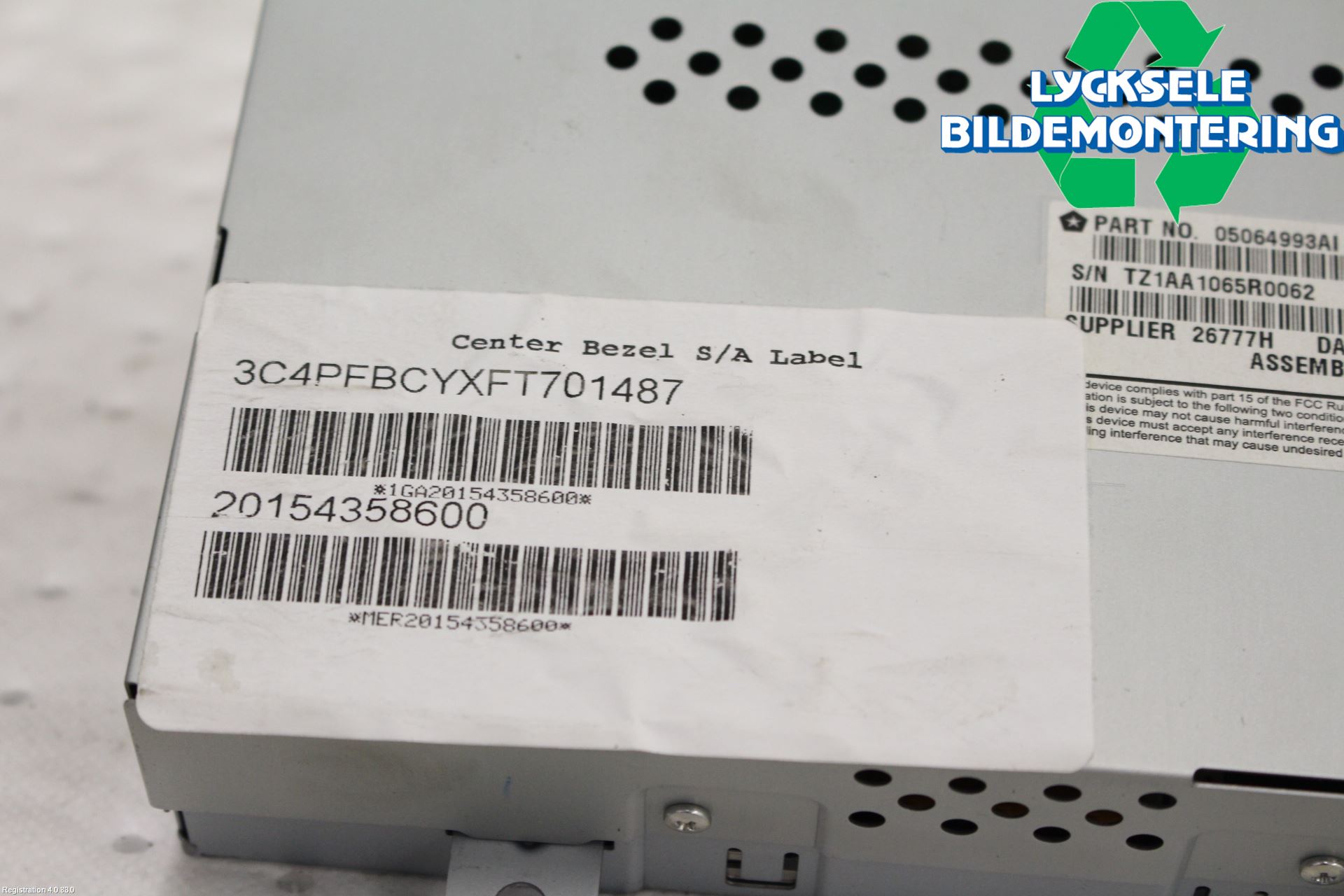 Fiat FREEMONT Bildskärm