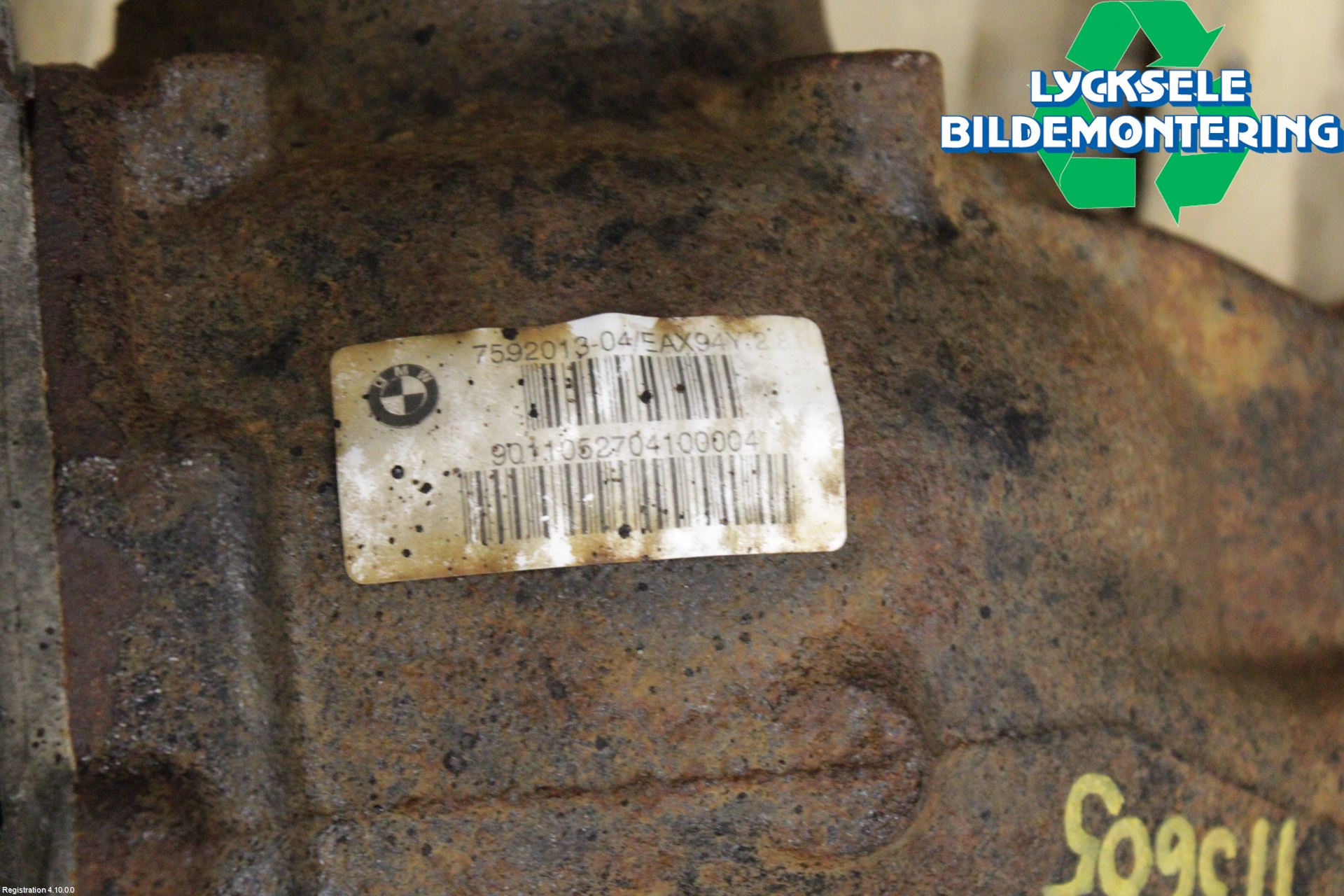 BMW X3 F25 10-17 Bakväxel-Diff