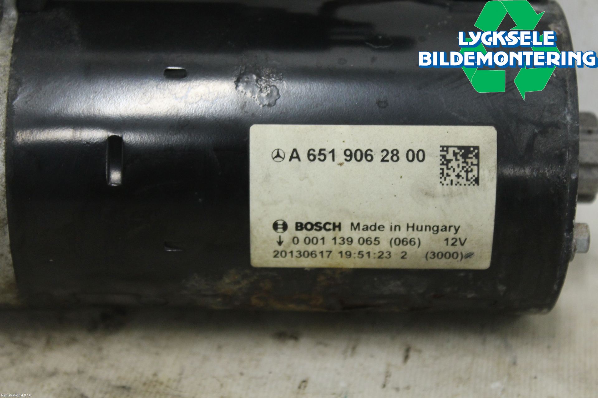 Mercedes-Benz MB C-KLASS (W204) 07-15 Startmotor Diesel
