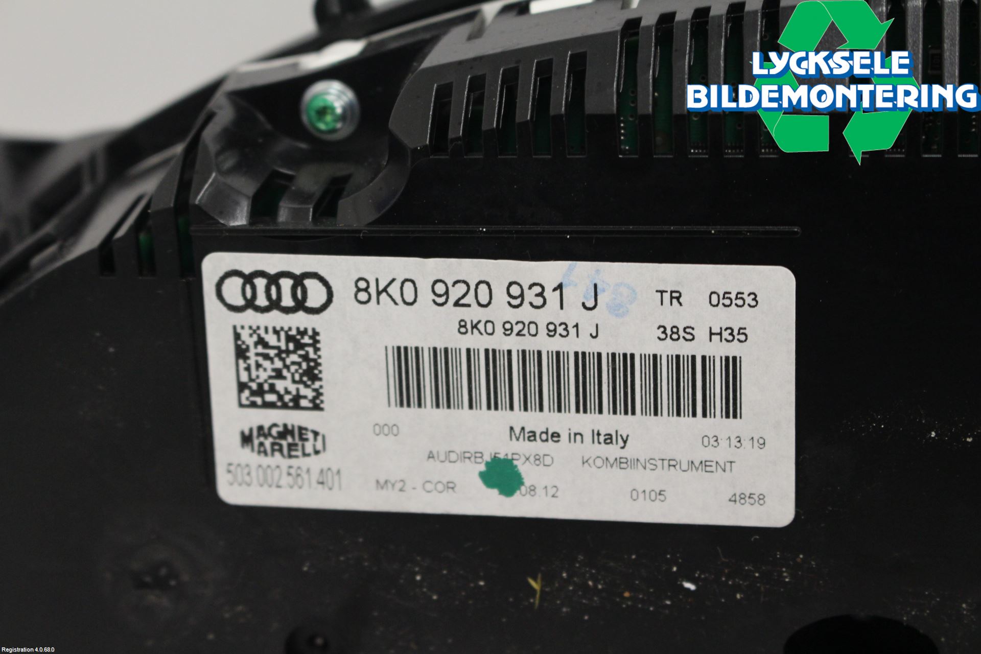 Audi A4 12-15 Instrument Komb