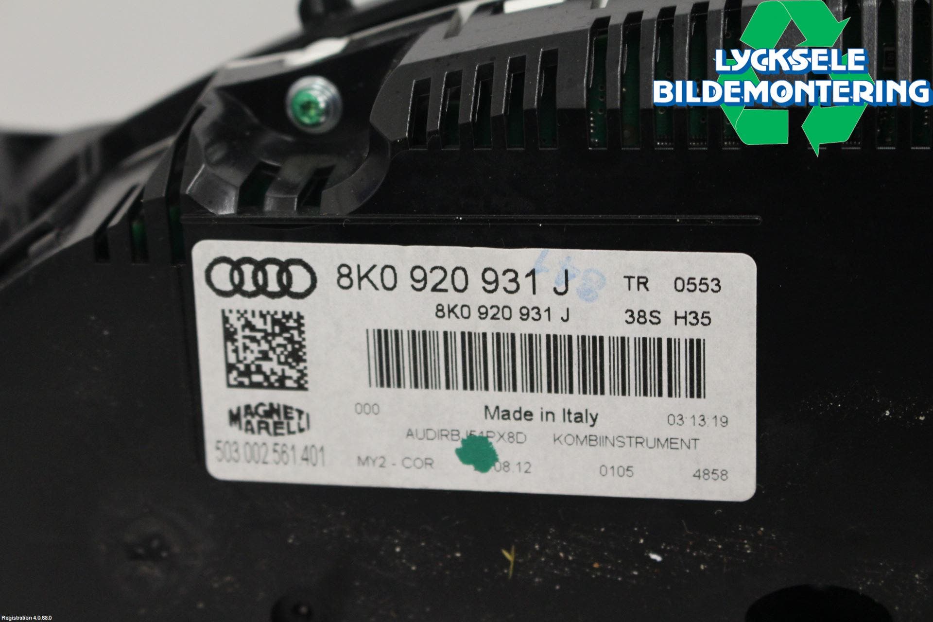 Audi A4 12-15 Instrument Komb