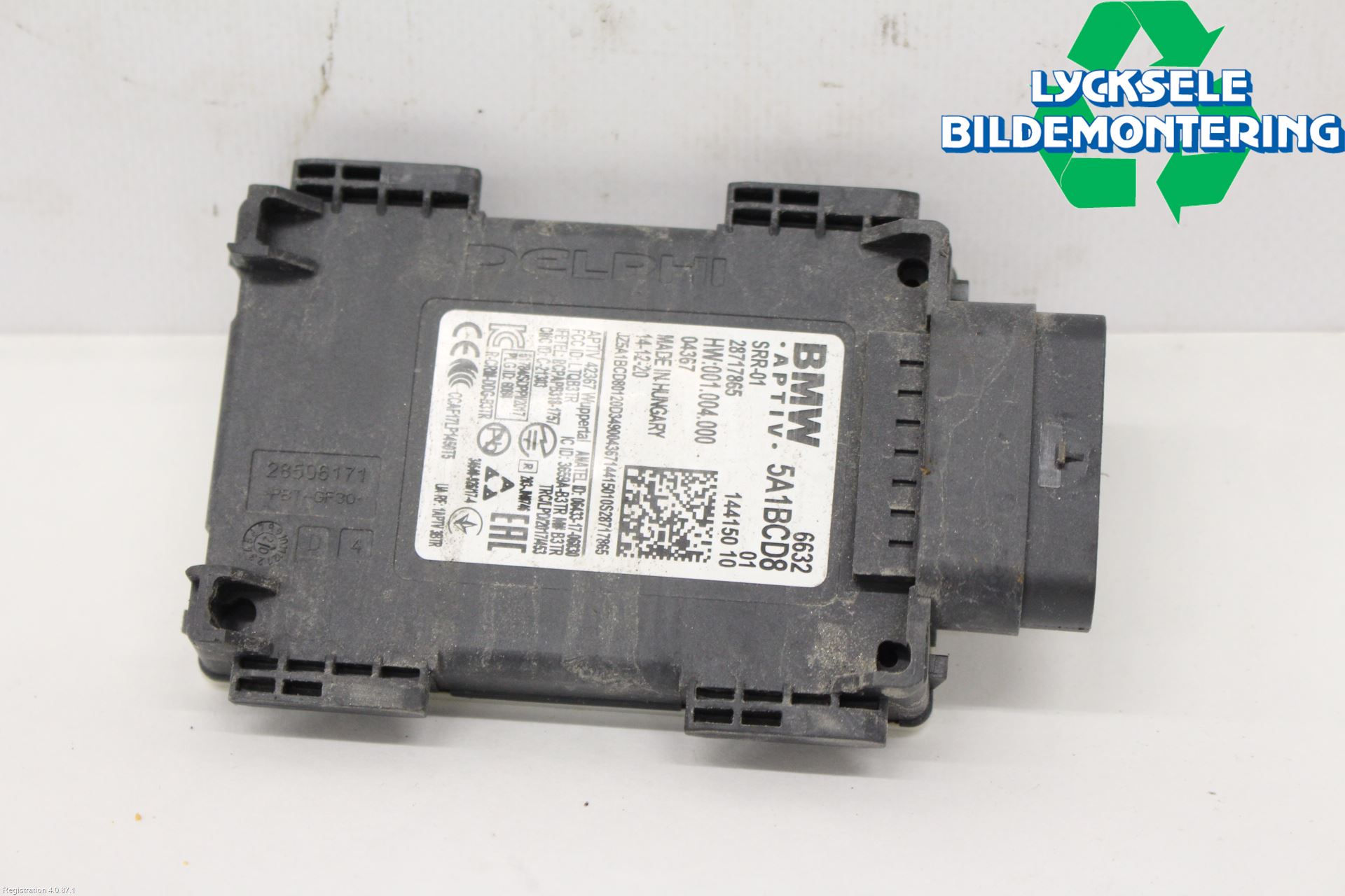 BMW 3 G20/G21/G80/G81 19- Sensor Aktivt Kollisionsskydd