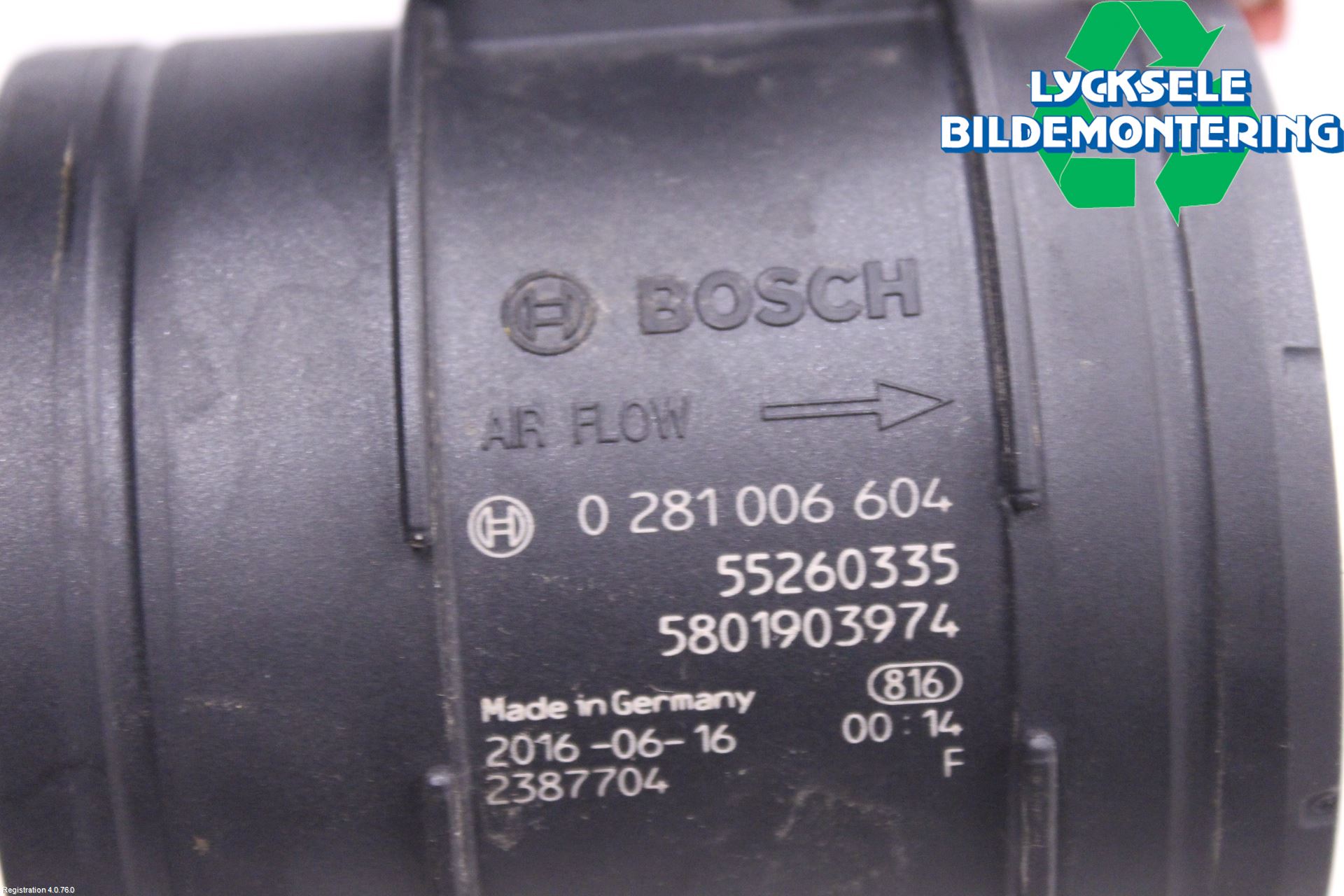 Fiat DUCATO 15-23 Injluftmassamätare