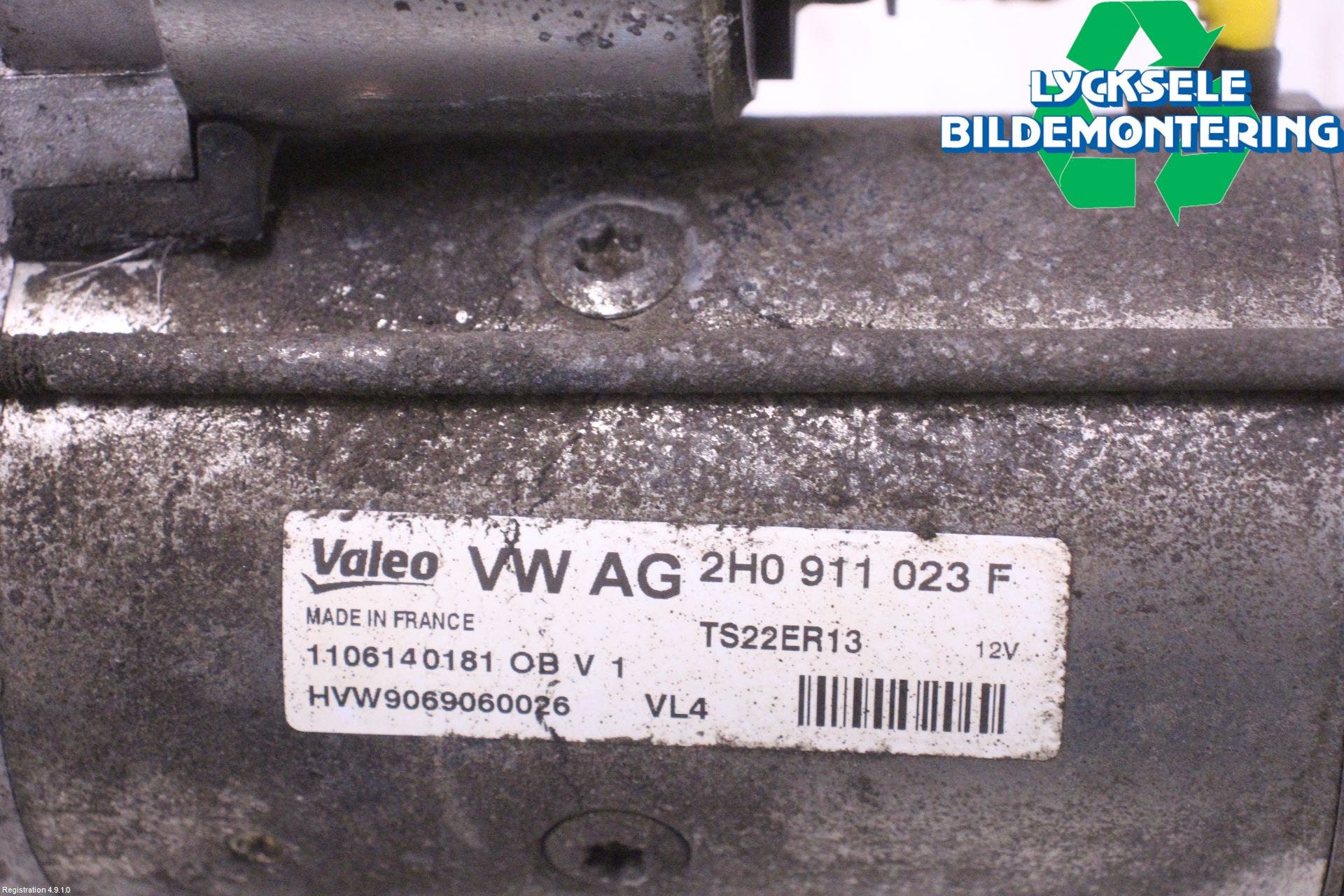 Volkswagen VW AMAROK 2H 10-22 Startmotor Diesel