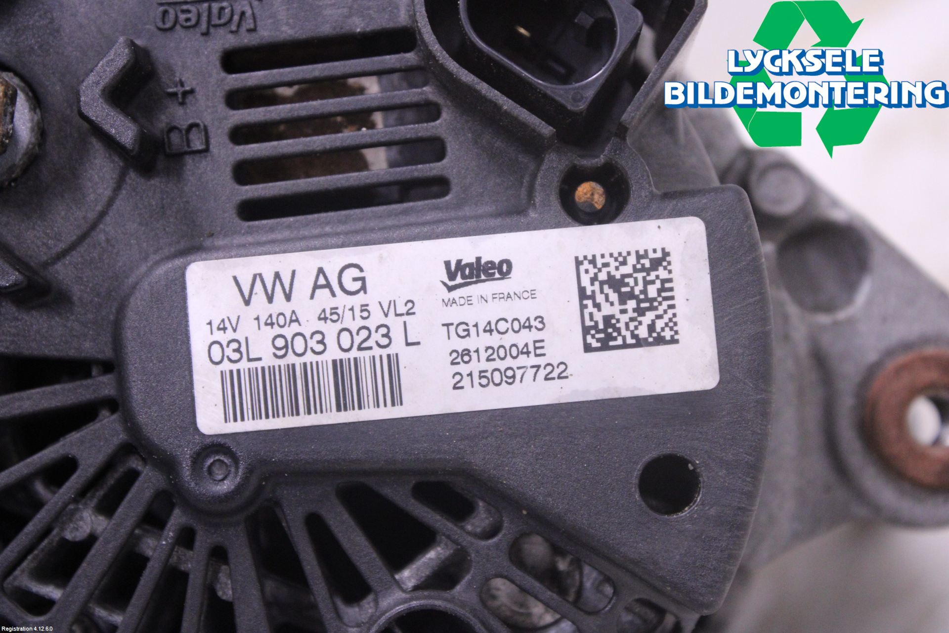 Volkswagen VW PASSAT 15-19 Generator