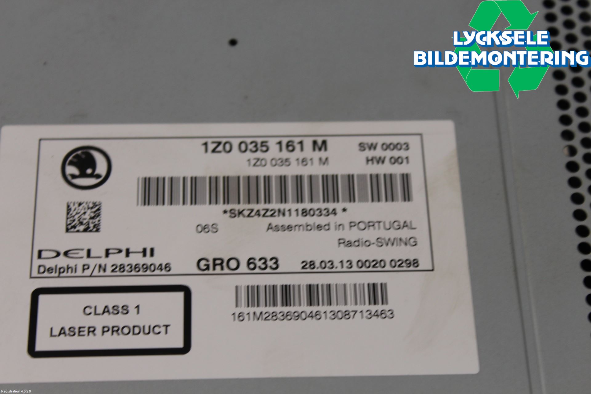 Skoda YETI Cd Radio - Multimediapanel