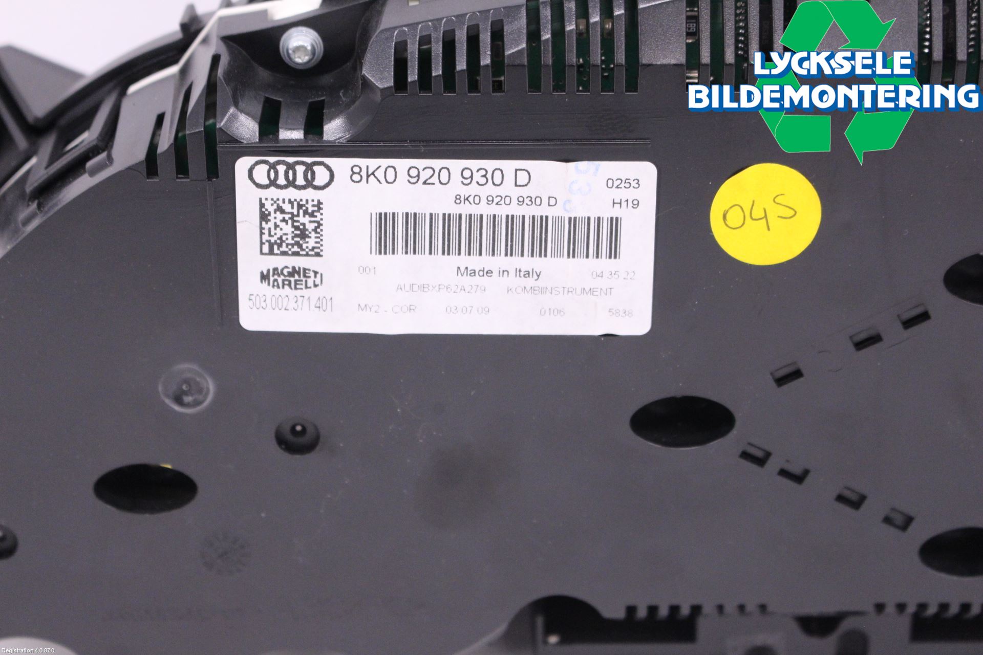 Audi A4/S4 08-11 Instrument Komb