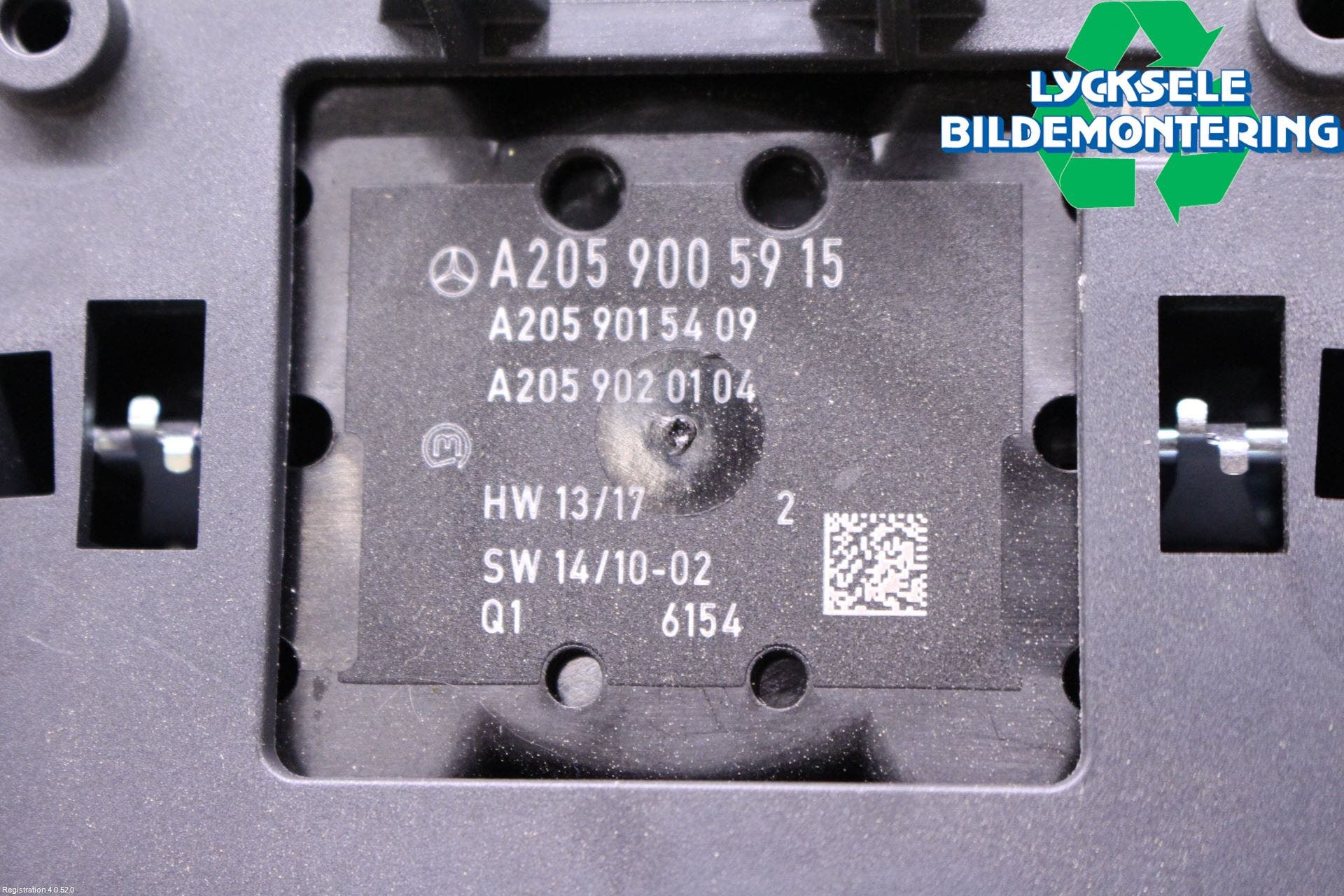 MB GLC-KLASS (X253/C253) 15-22 Strömställare Färddator