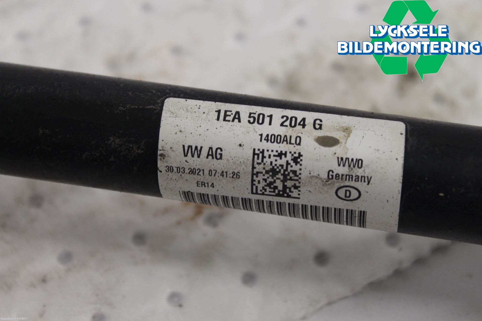 Volkswagen VW ID.3 21- Drivaxel Fram Höger