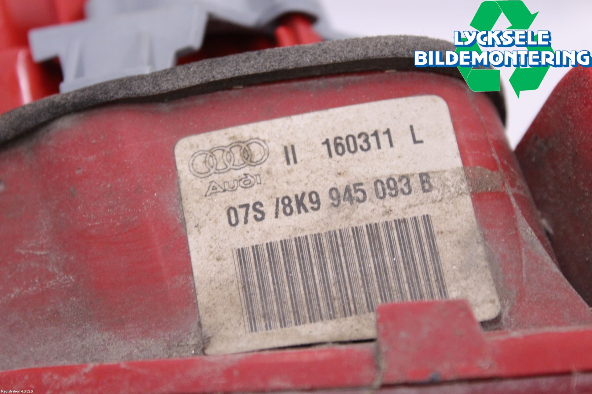 Audi A4 ALLROAD 09-16 Bakljus Lucka Vä