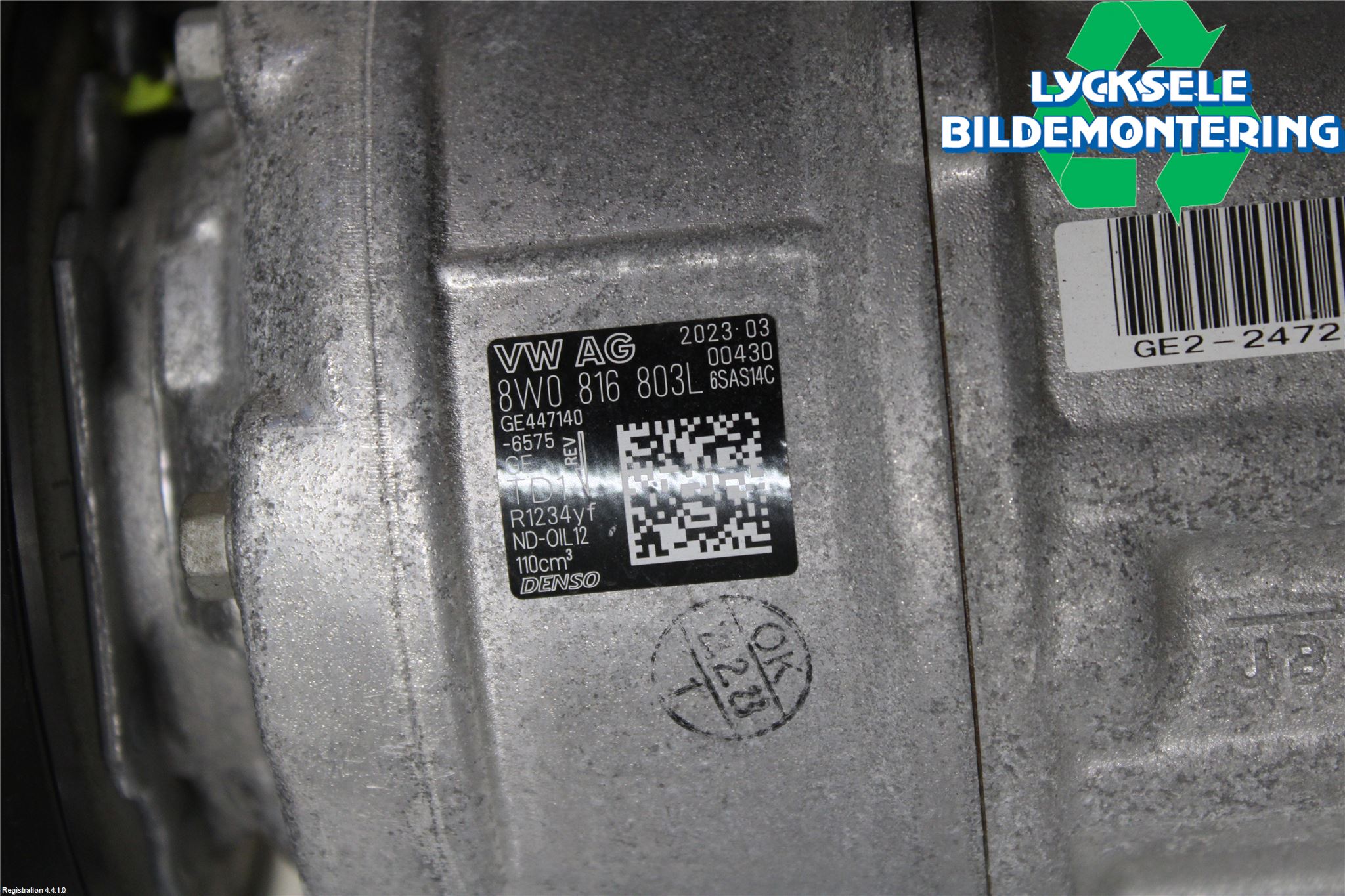 Audi A4/S4 B9 20- Ac Kompressor