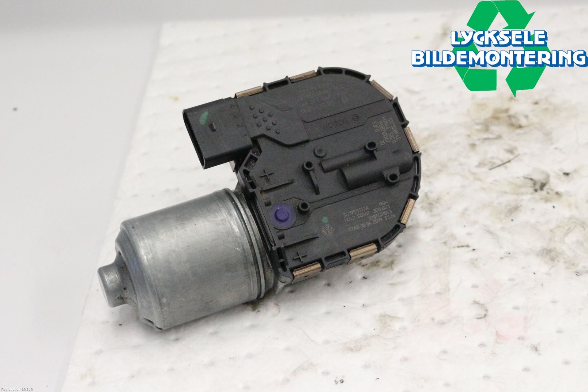 Volkswagen VW PASSAT 15-19 Torkarmotor Vindruta