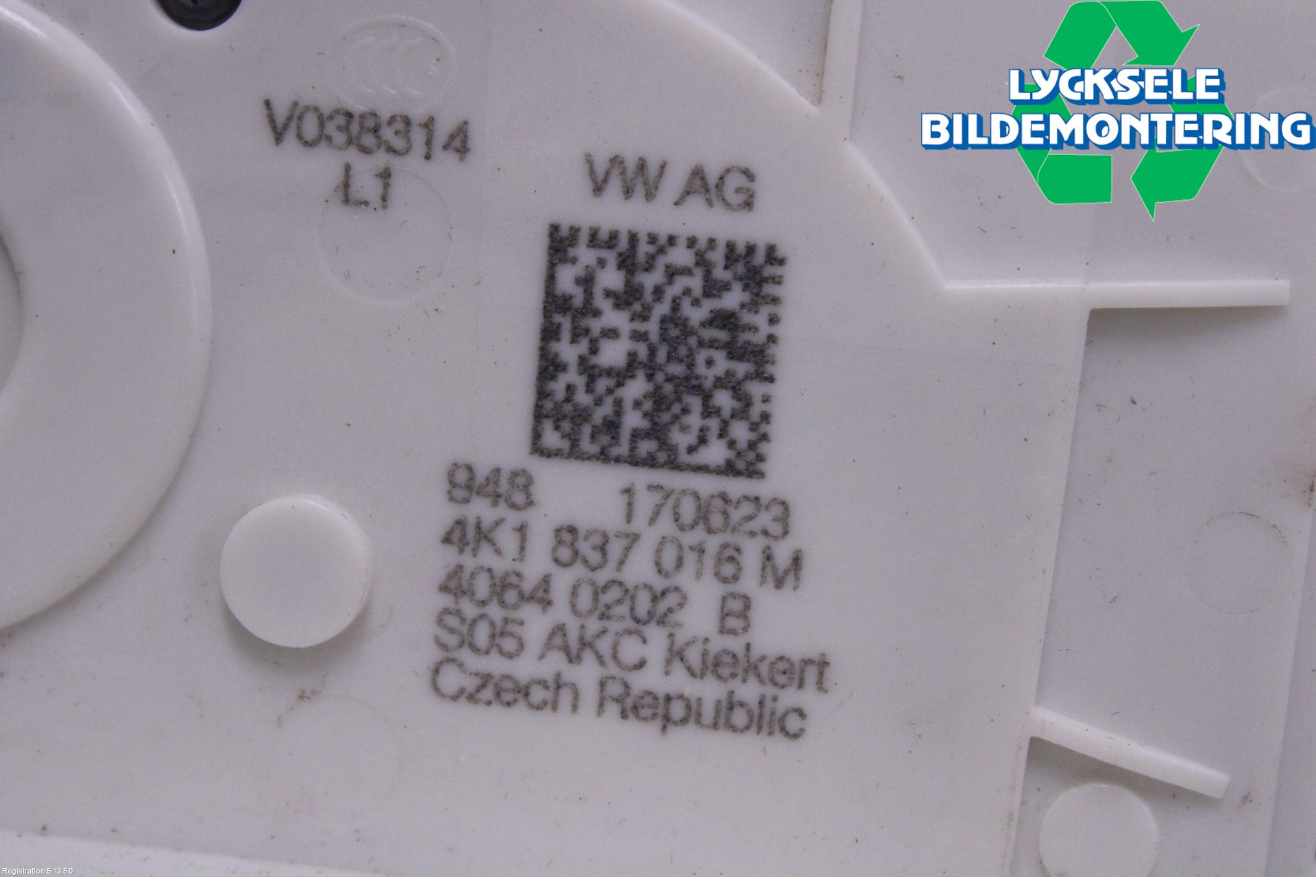 Volkswagen VW ID.4 21- Låskista-Dörrlås