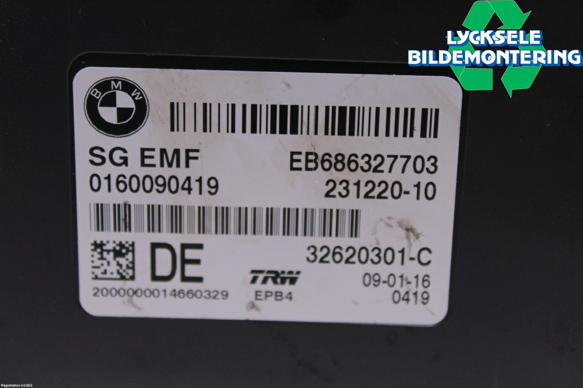 BMW X3 F25 10-17 Styrenhet Parkbroms Epb