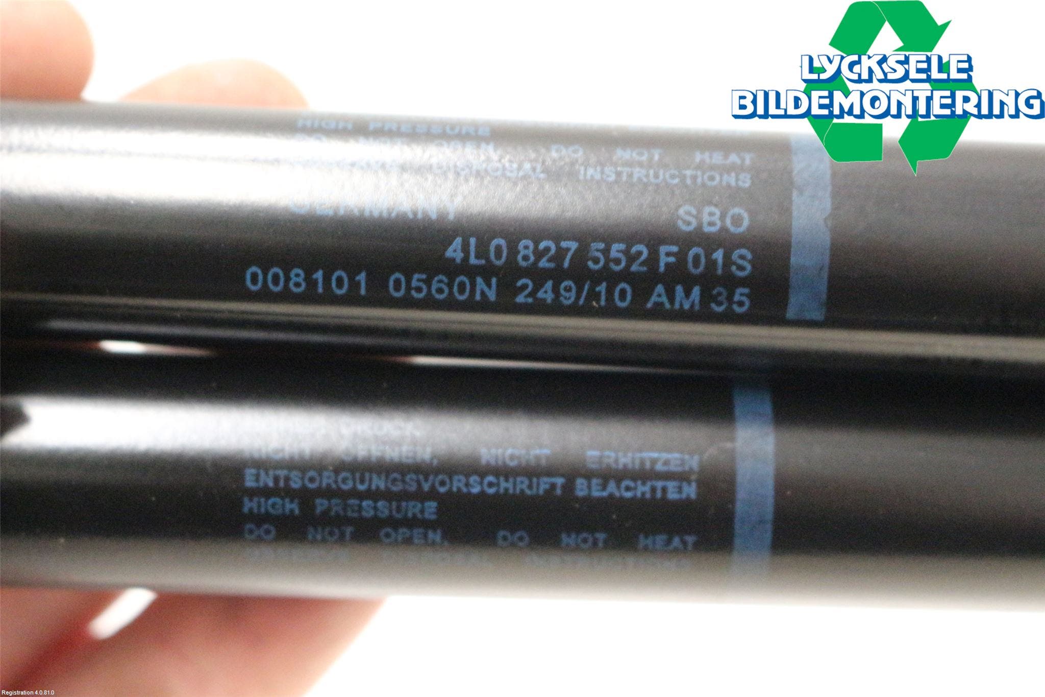 Audi Q7/SQ7 Gasfjäder Baklucka