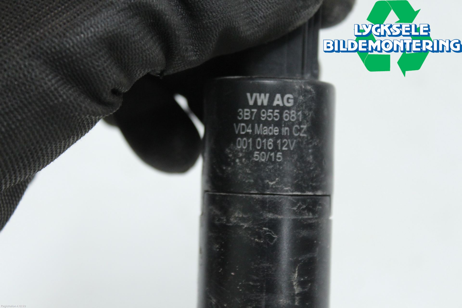 Volkswagen VW TOUAREG 7P 11-18 Spolarpump Högtryck