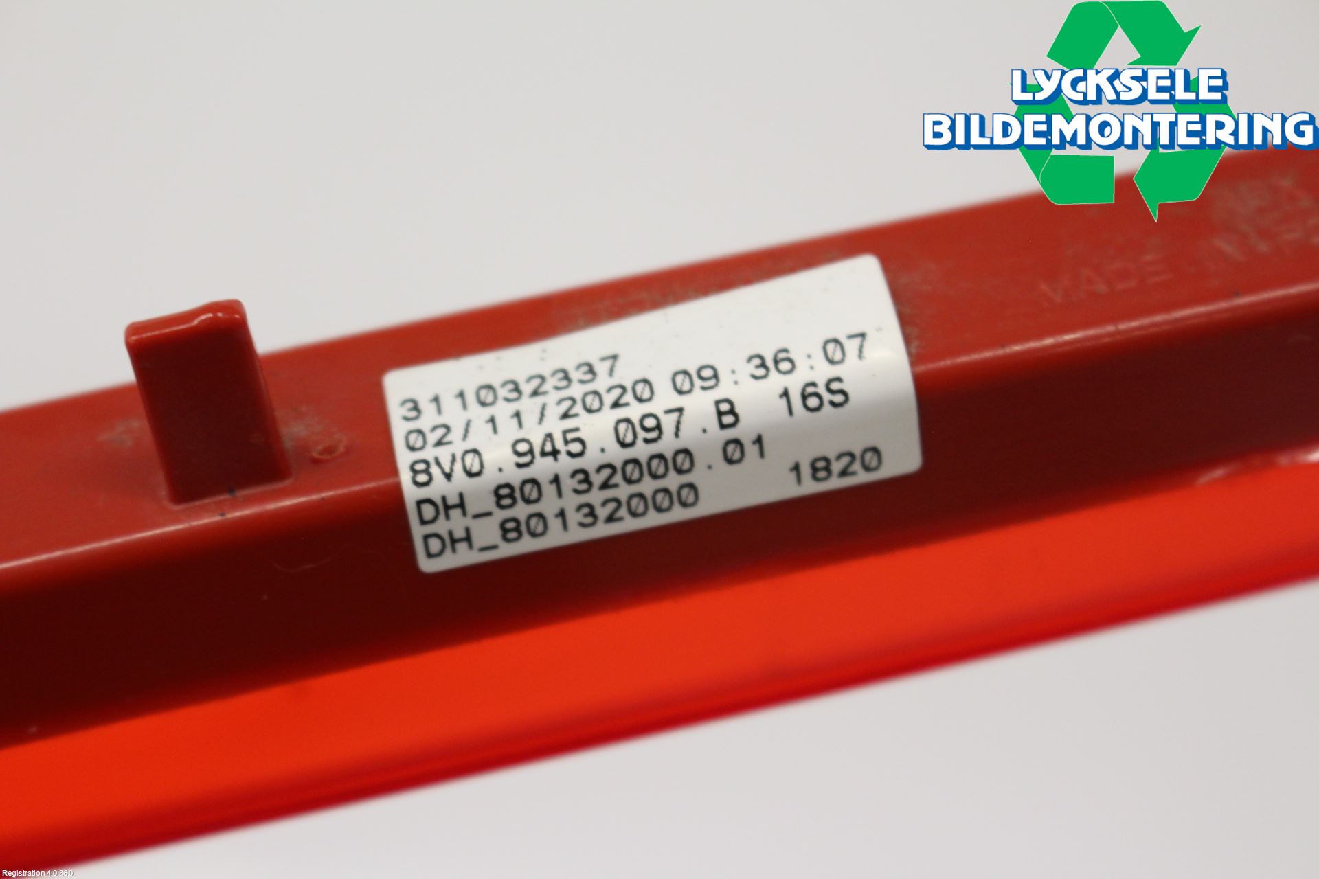 Audi A1 19- Bromsljus Bakruta