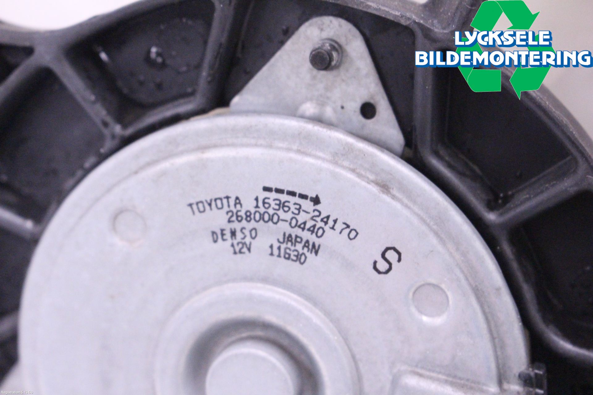 Toyota COROLLA 19- Kylfläkt El