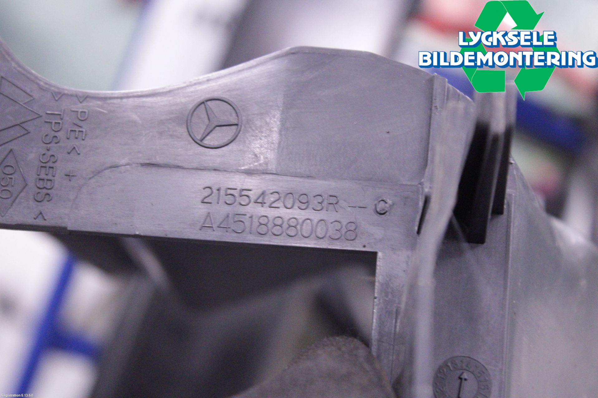 Mercedes-Benz MB CITAN (W415) 13-21 Deflektor Plåt-Plast Kylning