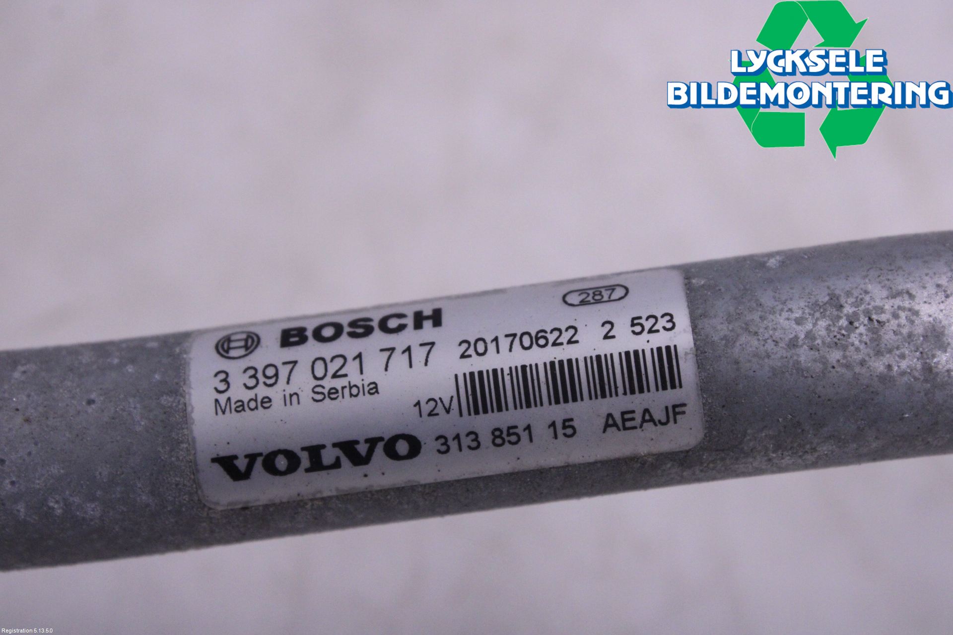 Volvo V90 17->> Torkarmekanism Vindruta