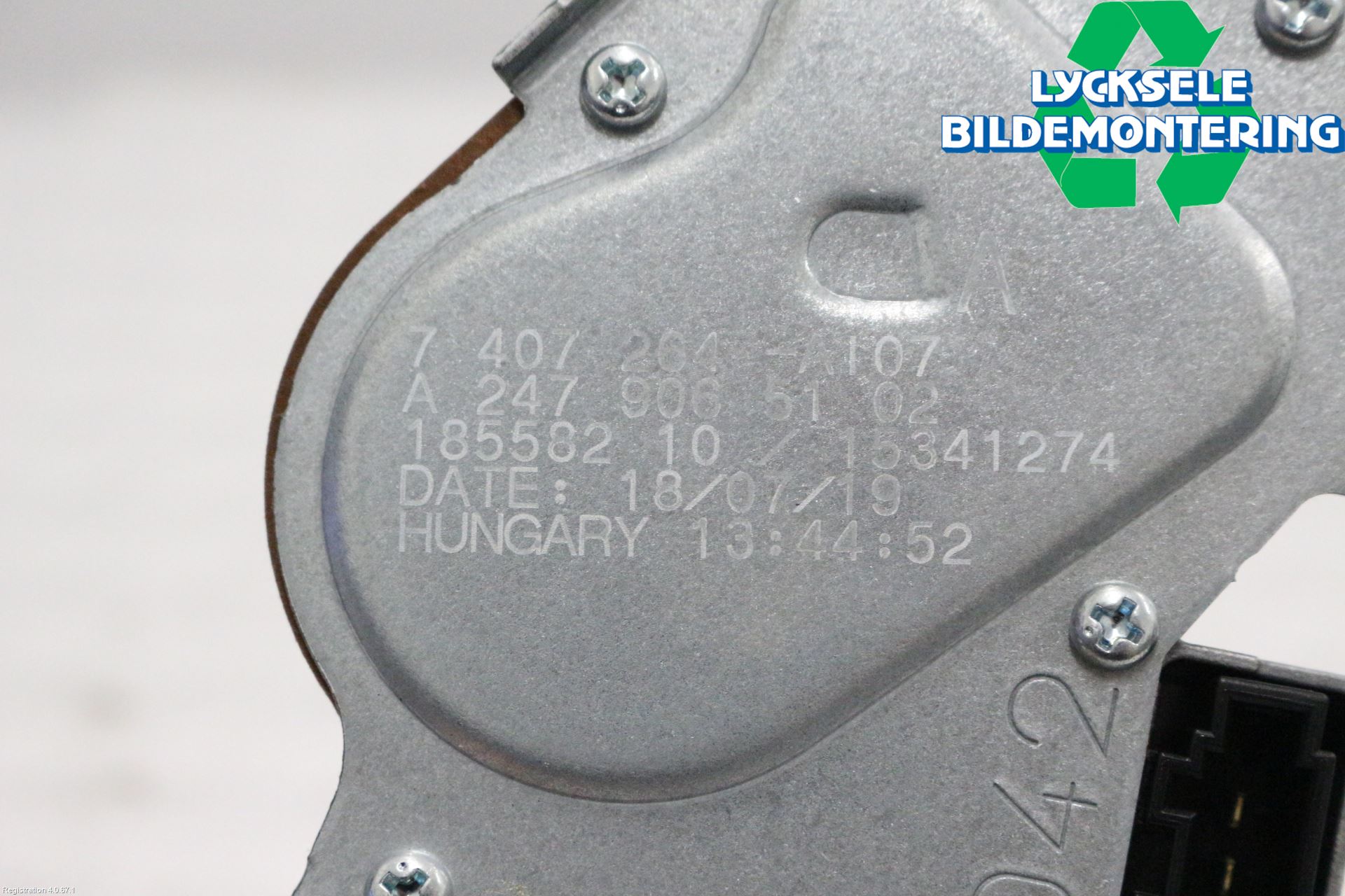 BMW X3 G01 18- Torkarmotor Baklucka