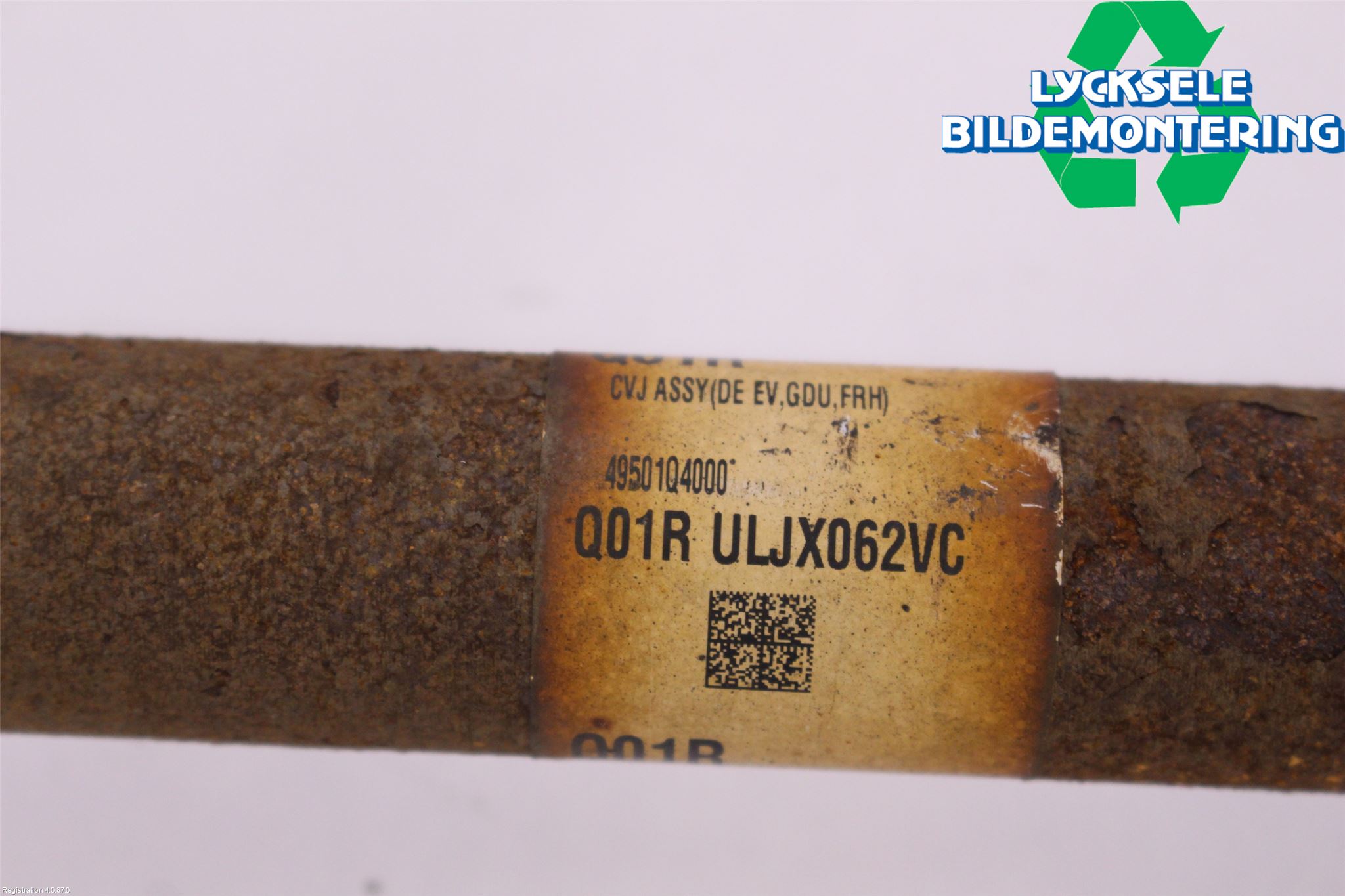 Kia NIRO (DE) 17-22 Drivaxel Fram Höger