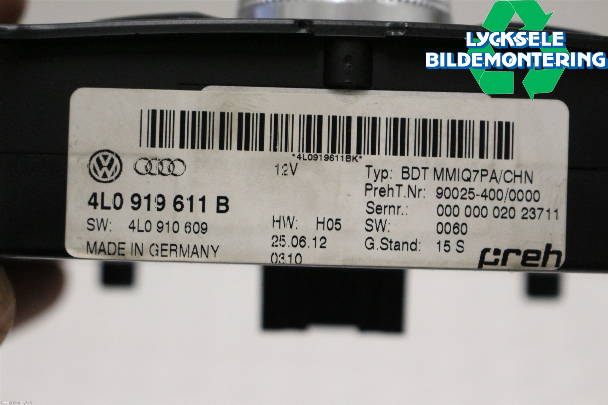 Audi Q7/SQ7 Strömställare Multifunktion