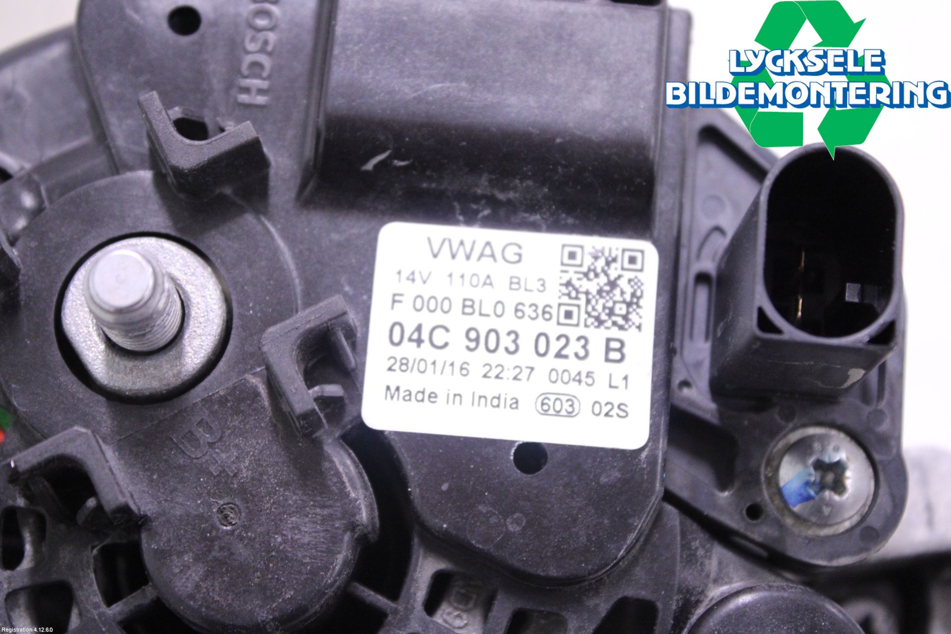 Volkswagen VW UP! / E-UP! Generator