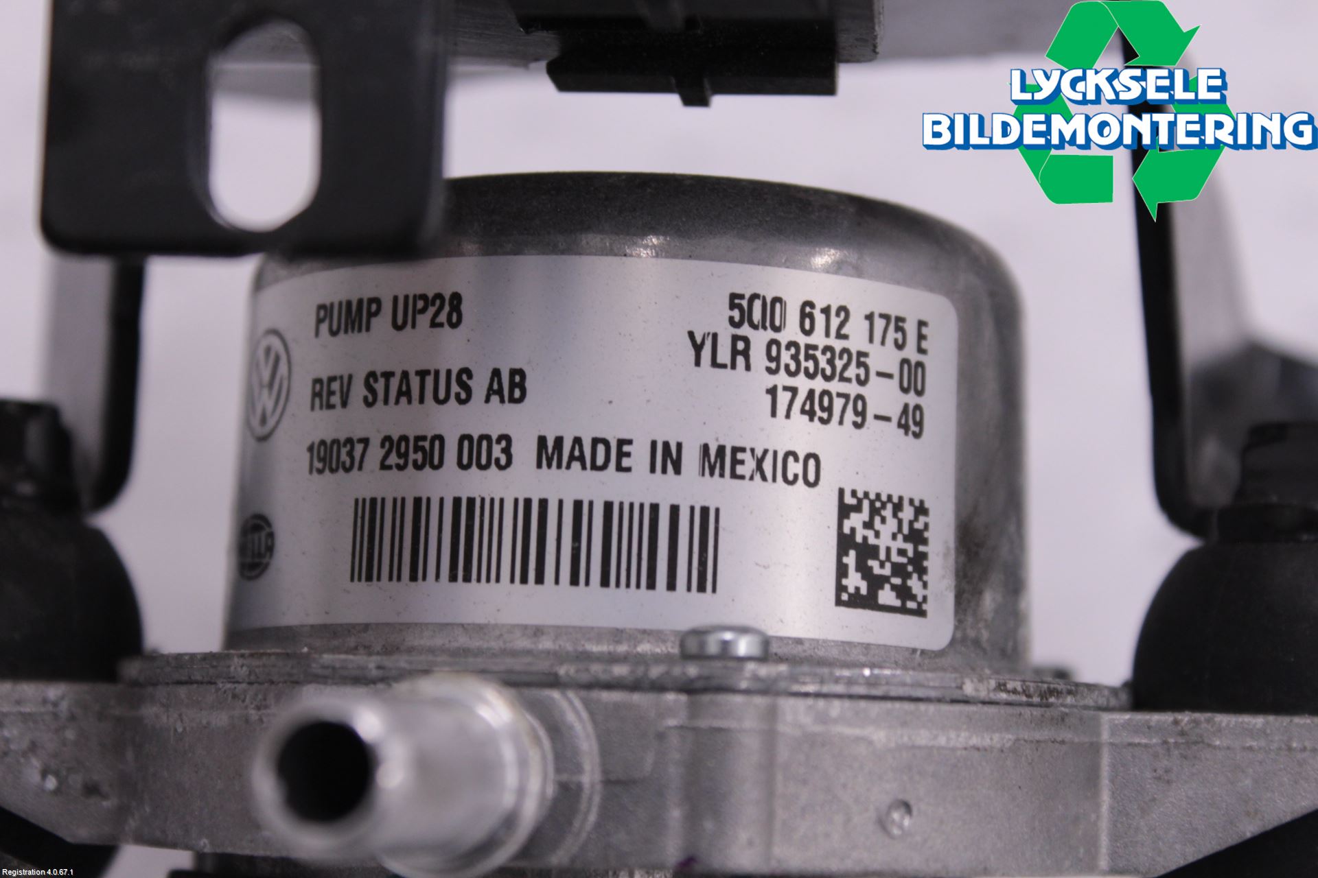 Volkswagen VW GOLF / E-GOLF VII 13-20 Vakuumpump