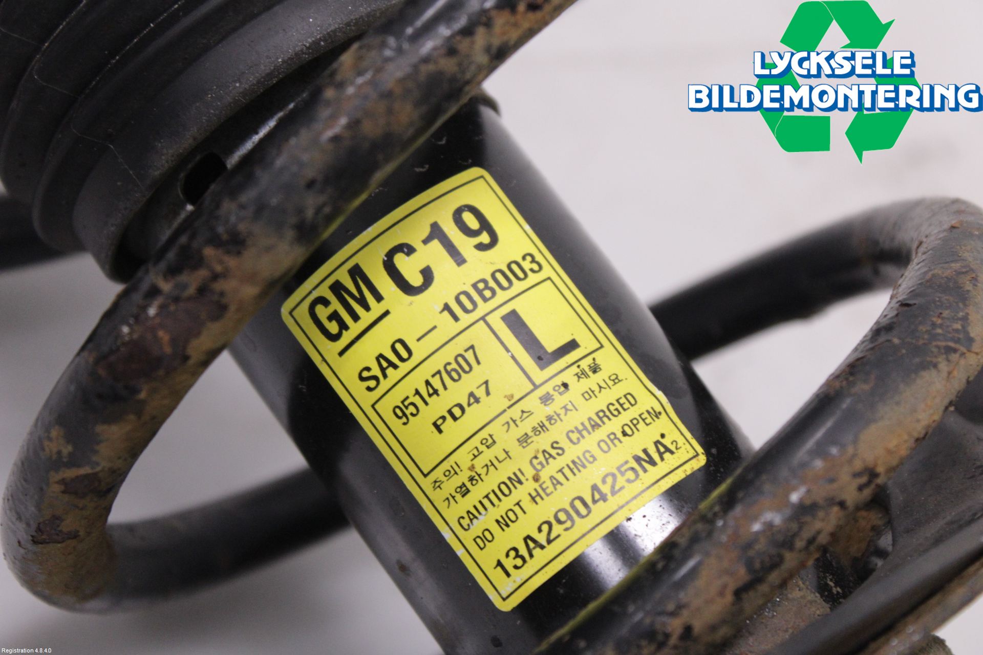 Chevrolet CAPTIVA Fjäderben Fram Vänster