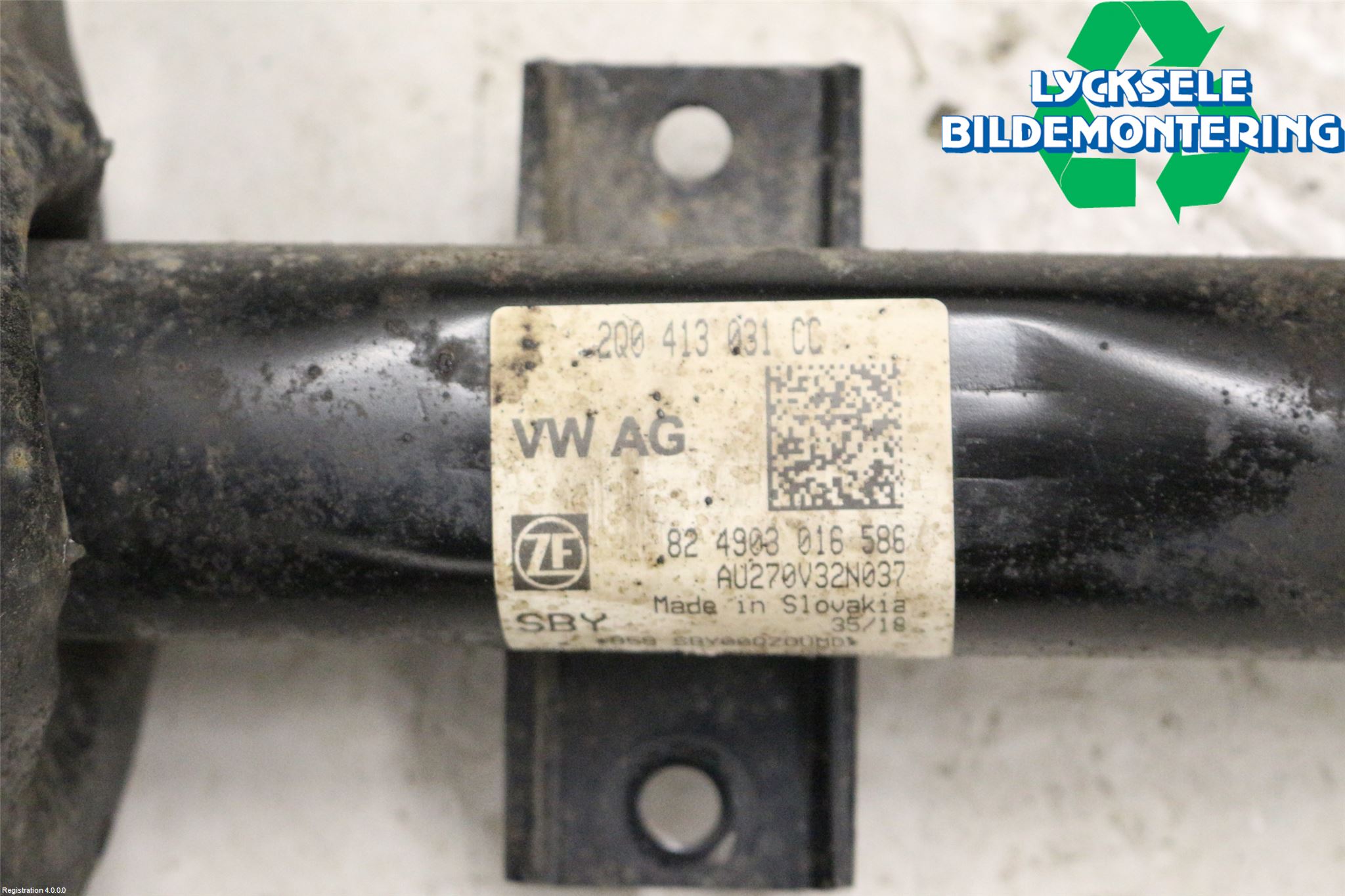 Audi A1 19- Fjäderben Fram Vänster