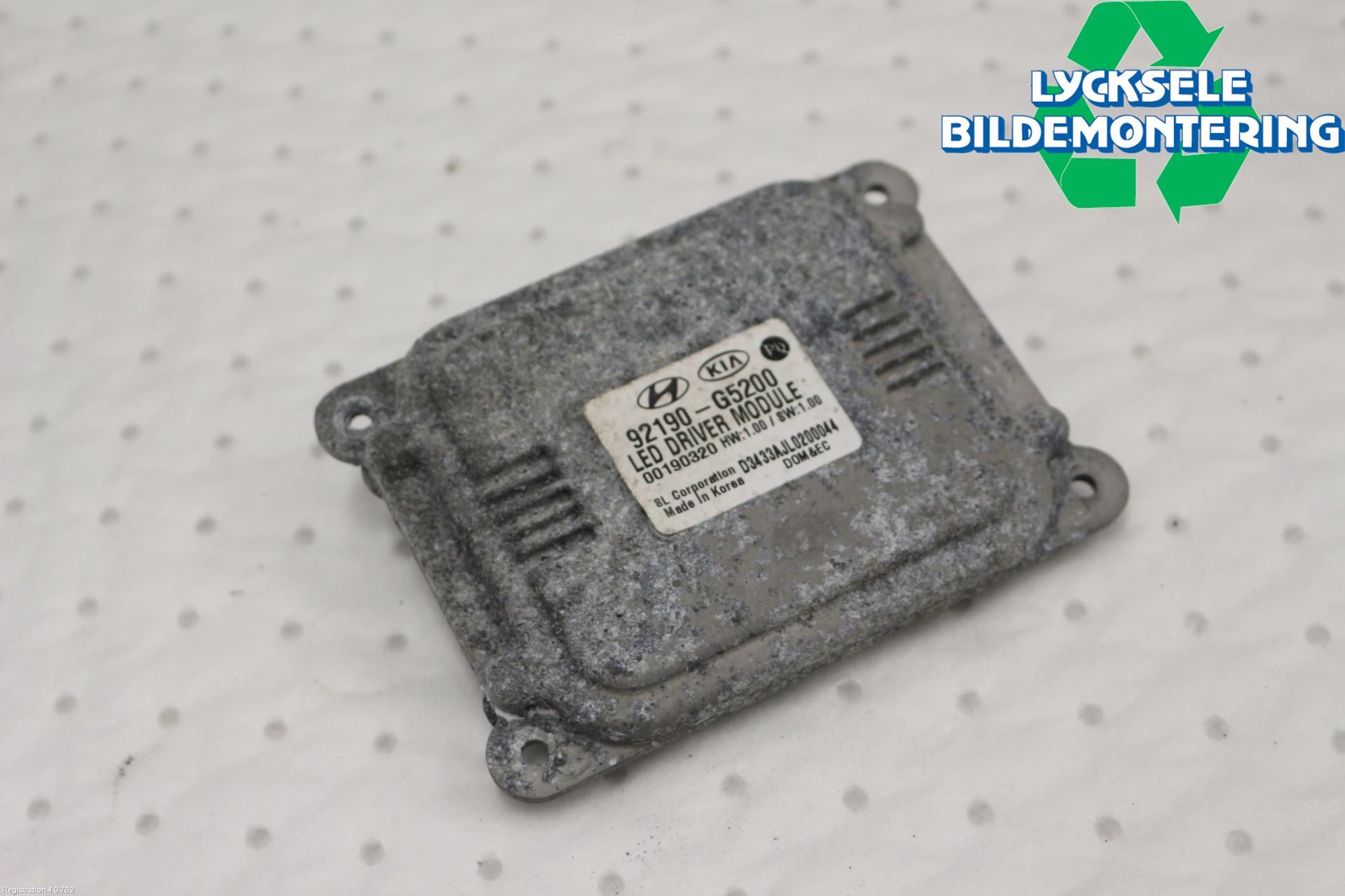 Kia NIRO (DE) 17-22 Styrenhet Strålkastare