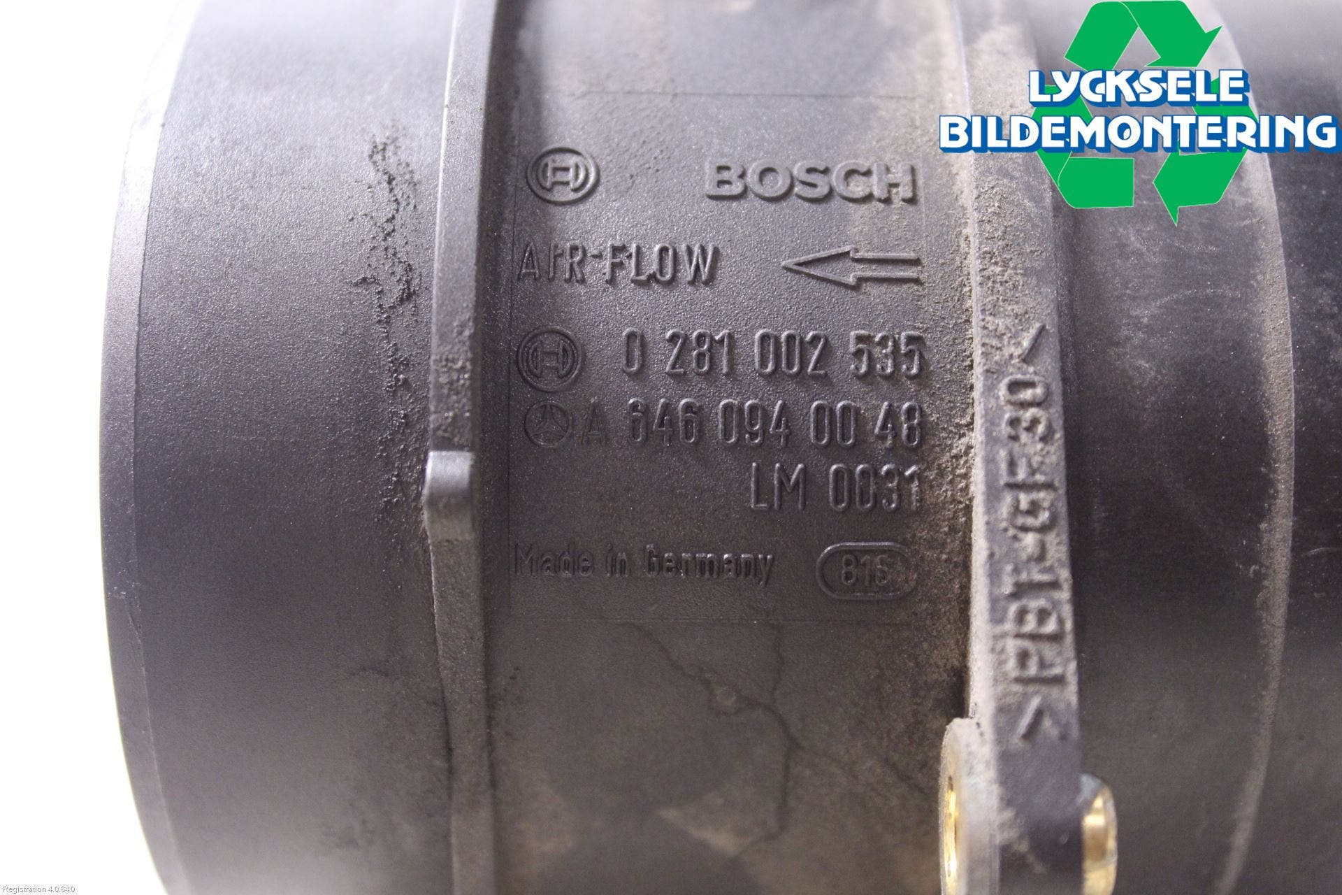 Mercedes-Benz MB C-KLASS (W204) 07-15 Injluftmassamätare