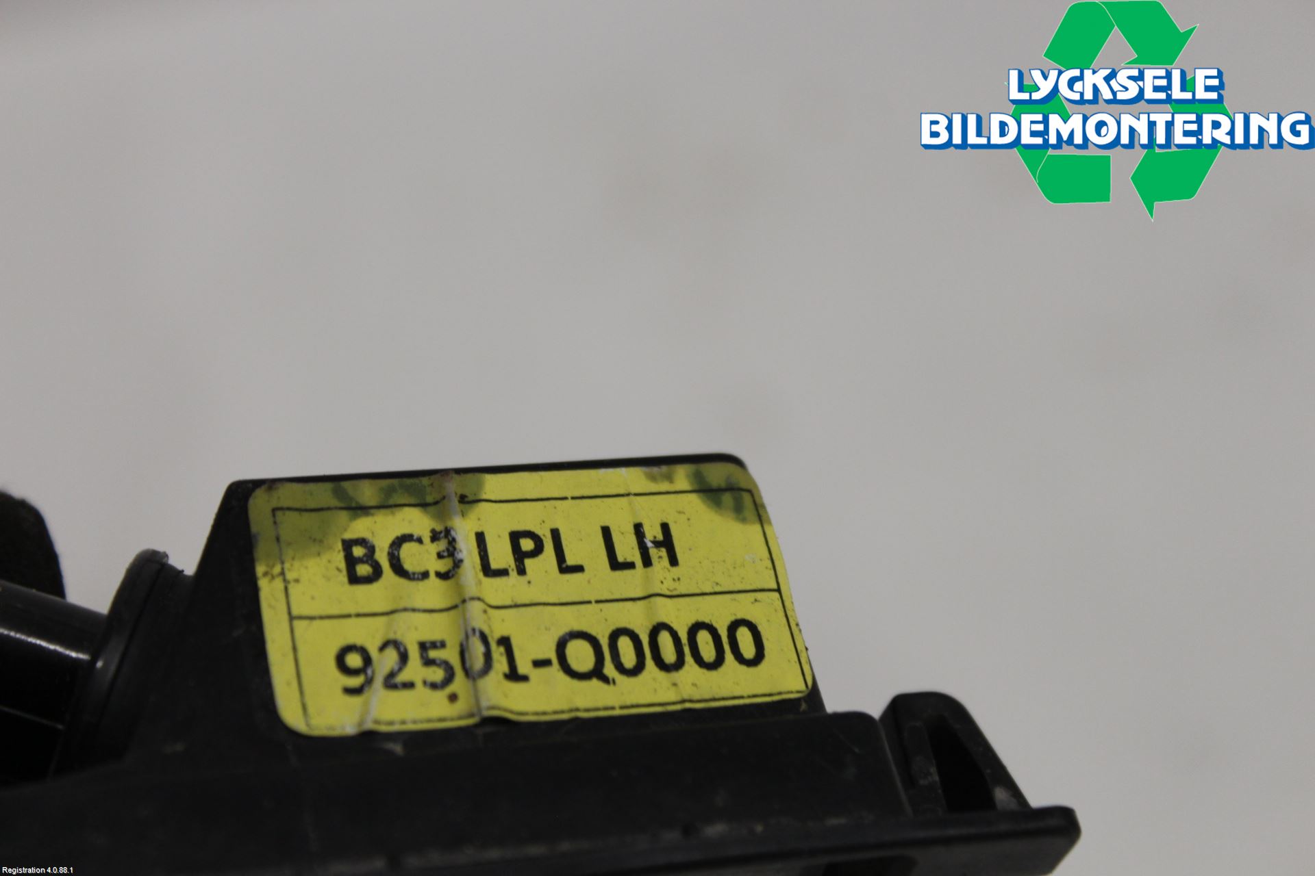 Hyundai i20 BC 21- Skylt Belysning