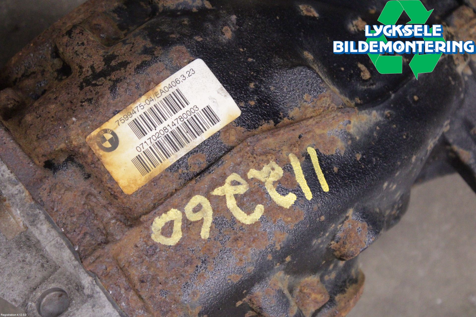 BMW 3 F30/F31/F80 12-19 Bakväxel-Diff