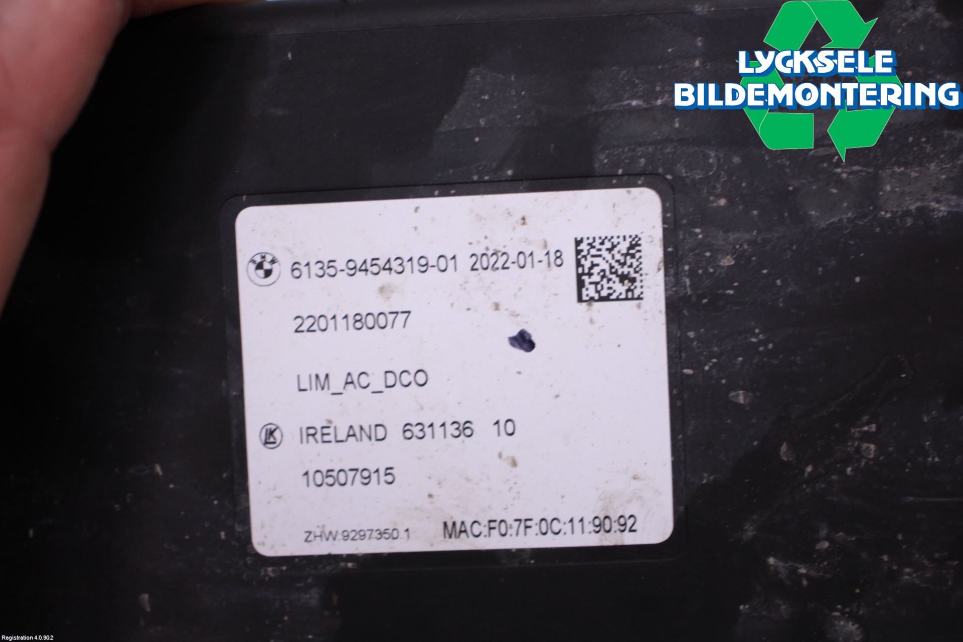 BMW i3 I01 13-22 Styrenhet Övrigt