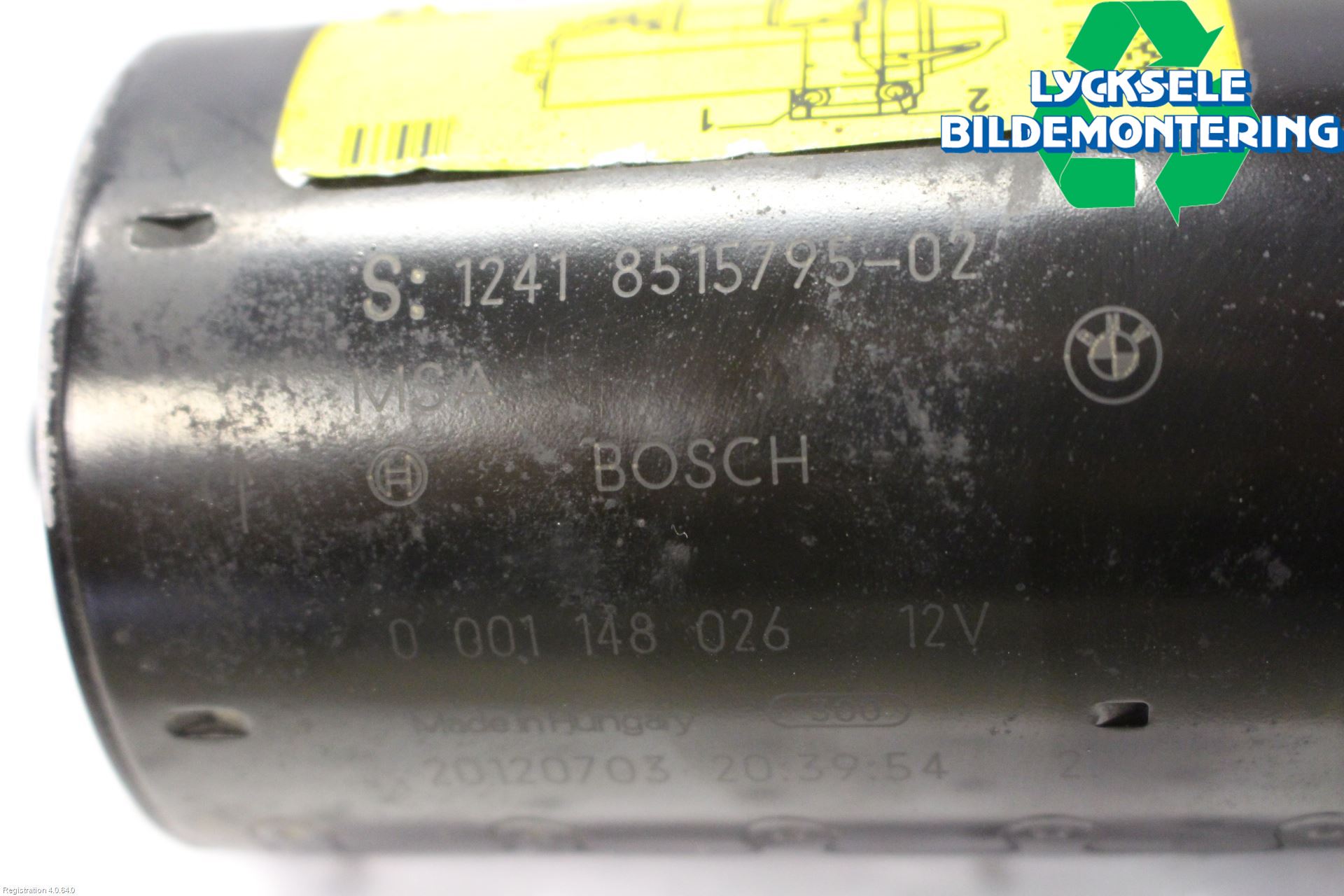BMW 1 F20/F21 11-19 Startmotor Diesel