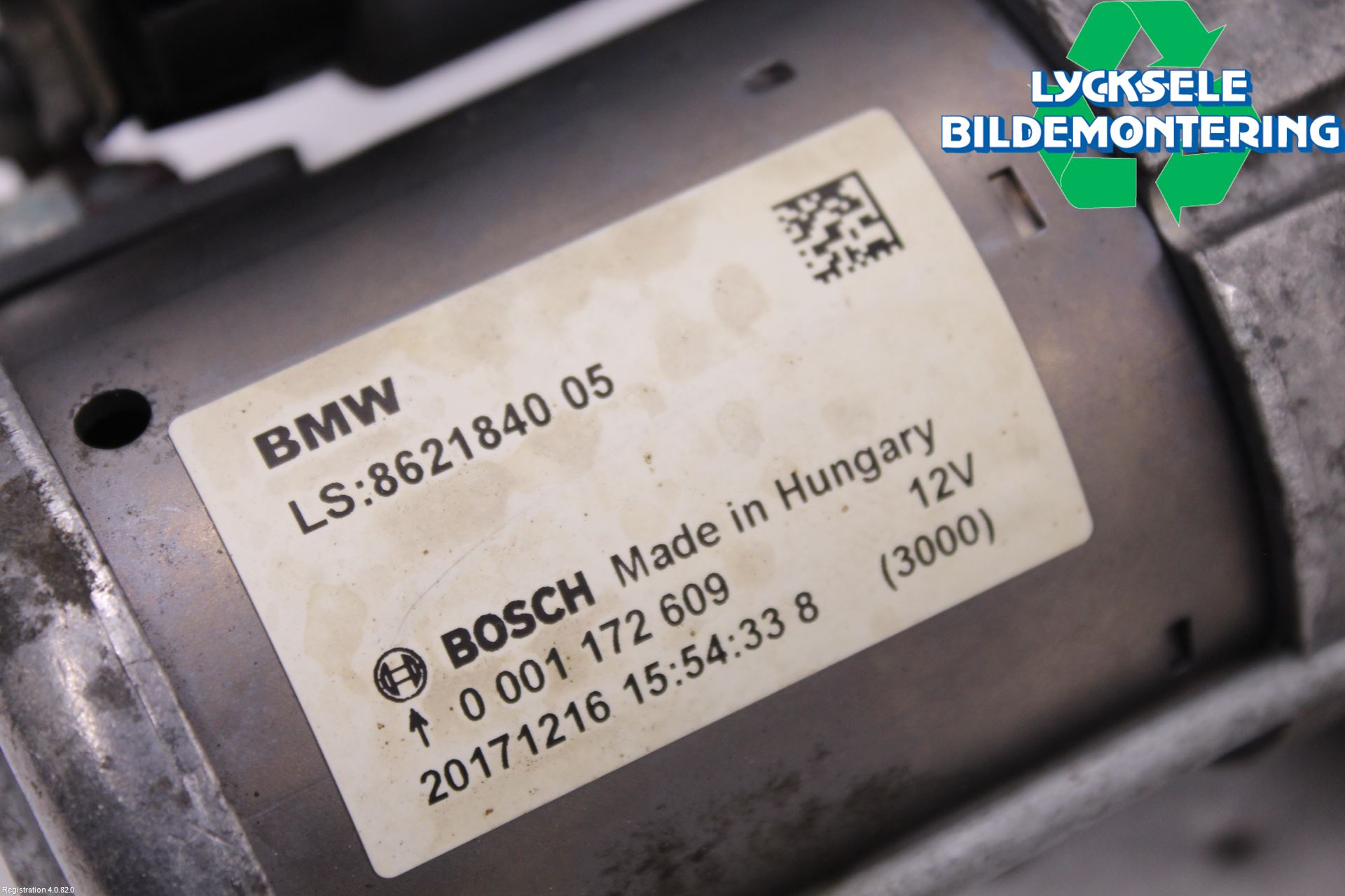 BMW 4 F36 Gran Coupé 14-20 Startmotor