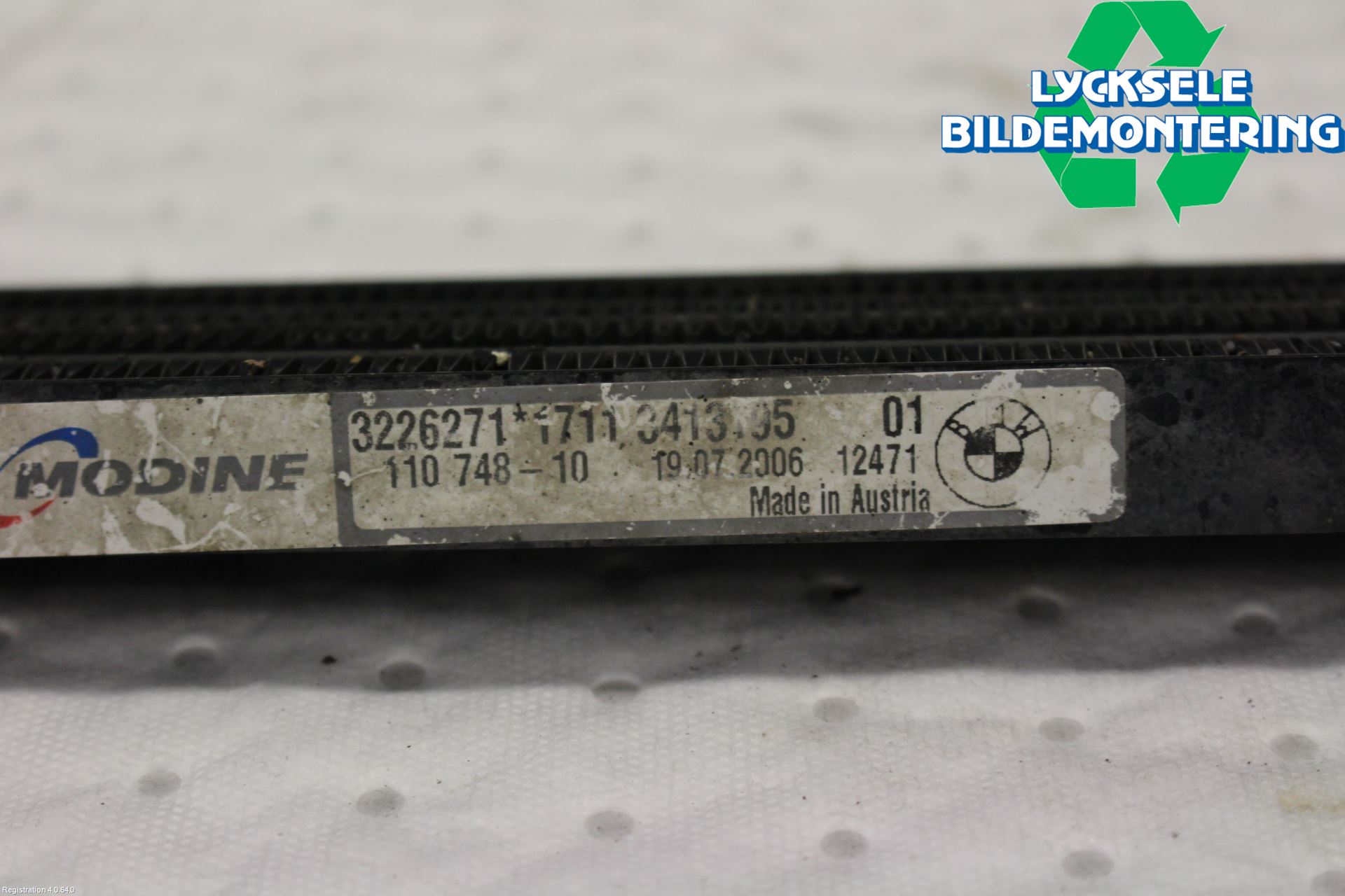 BMW X3 E83     03-10 Oljekylare Servostyrning