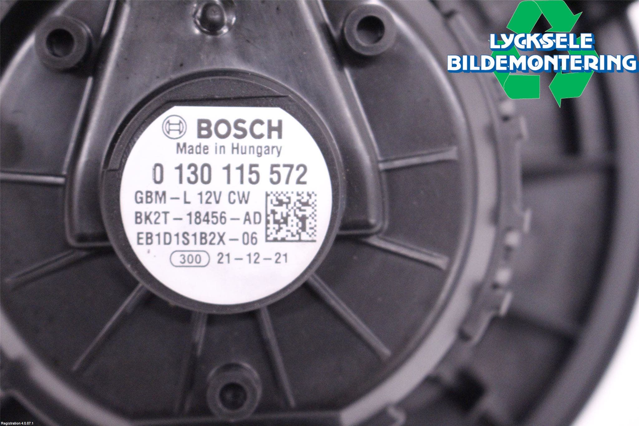 Ford TRANSIT/TOURNEO CUSTOM 13-24 Ac Värmefläkt