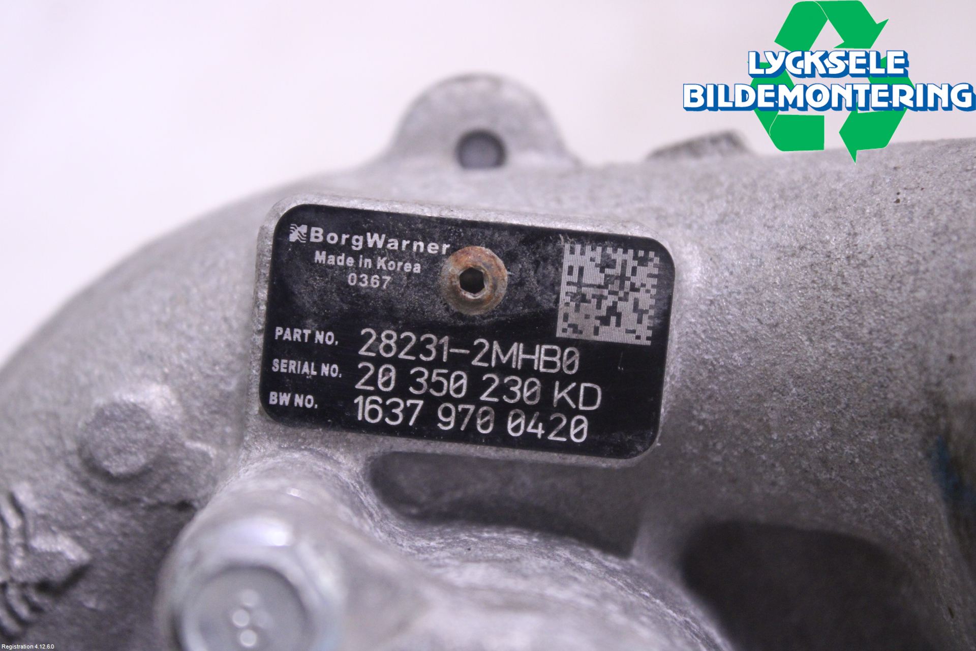 Kia SORENTO 21- Turboaggregat